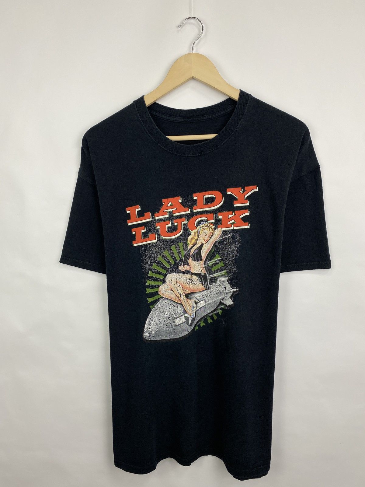 Japanese Brand × Vintage 🇺🇸 Vintage 90s Lady Luck single stitch t-shirt rare retro Y2K Size US XL / EU 56 / 4 - 3 Thumbnail