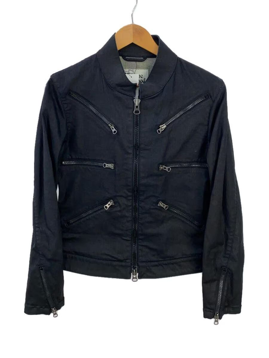 image of Vivienne Westwood Multi Zip Denim Jacket in Indigo, Men's (Size Small)