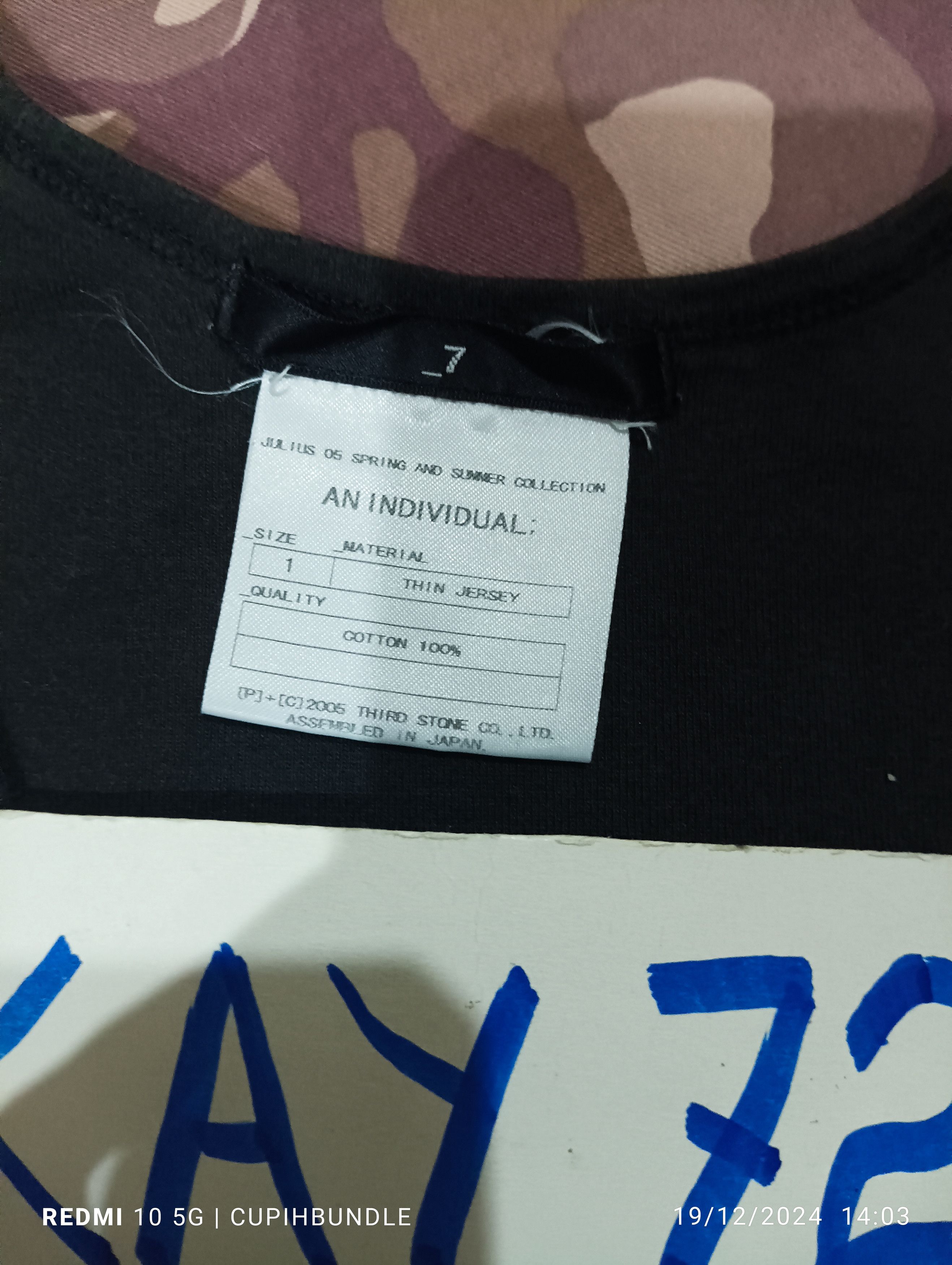 Julius JULIUS AN INDIVIDUAL; TWIST TANK TOP Size US S / EU 44-46 / 1 - 5 Thumbnail