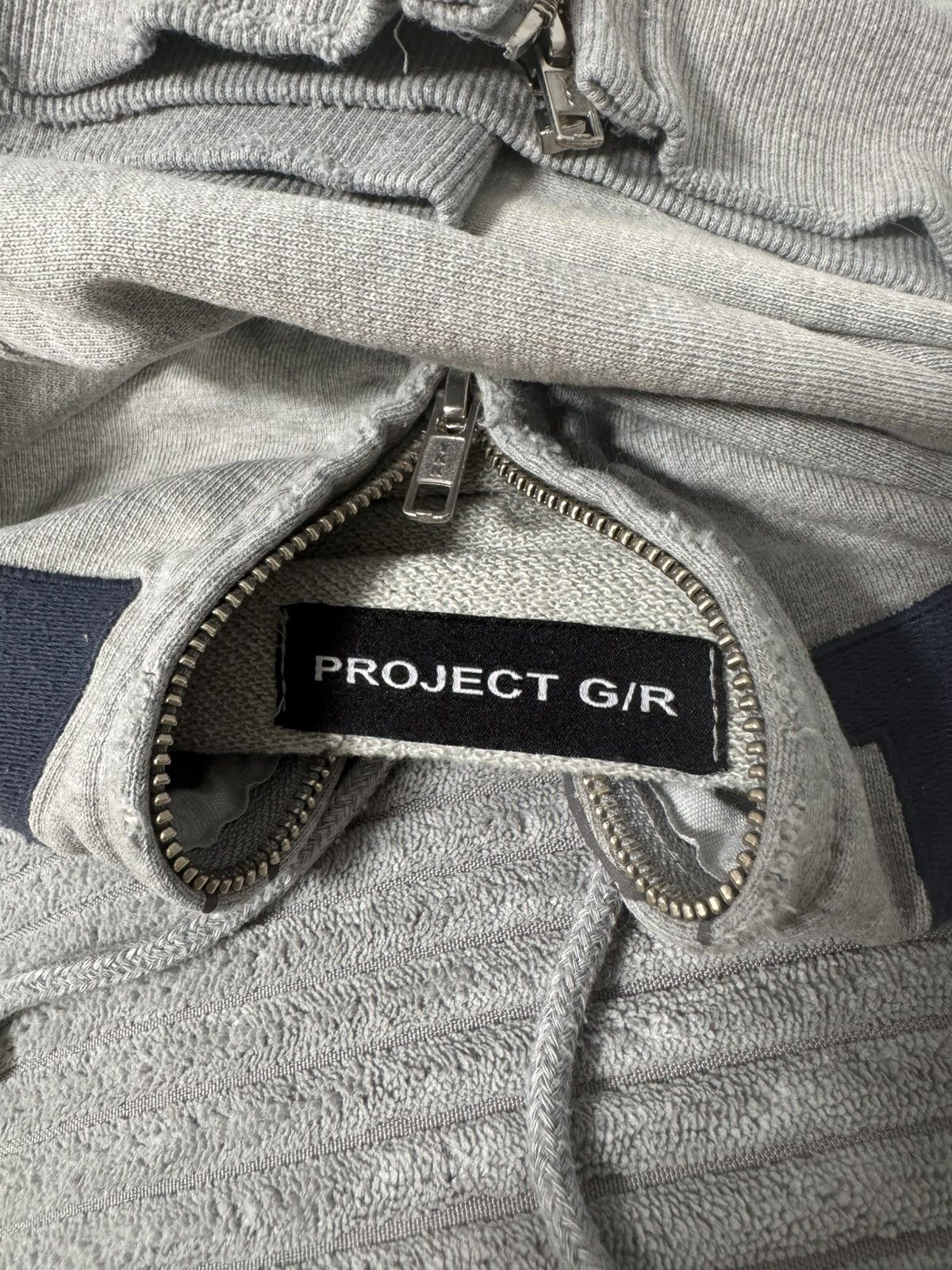 PROJECT G/R Project G/R Limited Edition Zygon Melange Grey Zip Hoodie Size US M / EU 48-50 / 2 - 22 Thumbnail