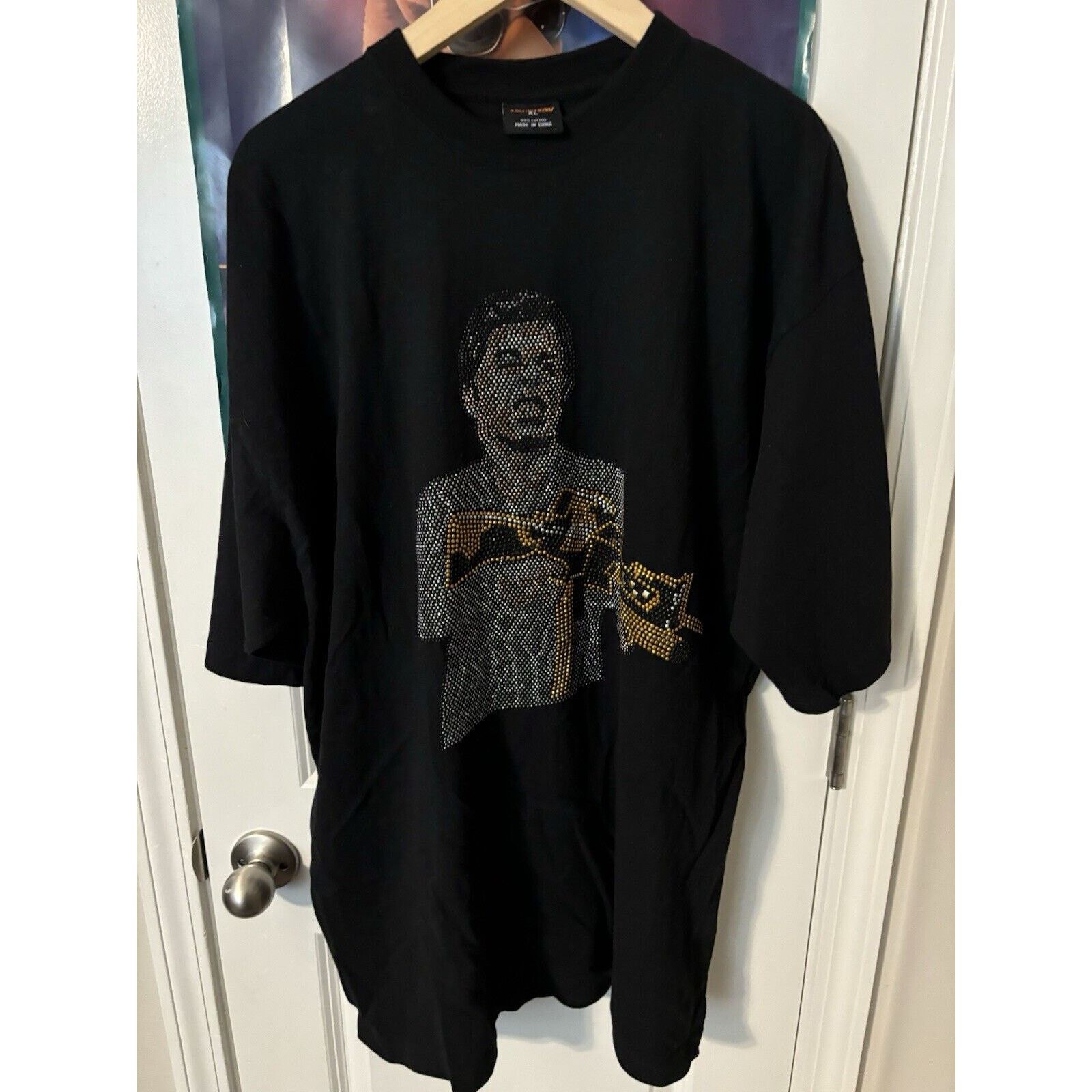 Other Vintage Scarface Bedazzled y2k rare black T-shirt Size Xl Size US XL / EU 56 / 4 - 3 Thumbnail