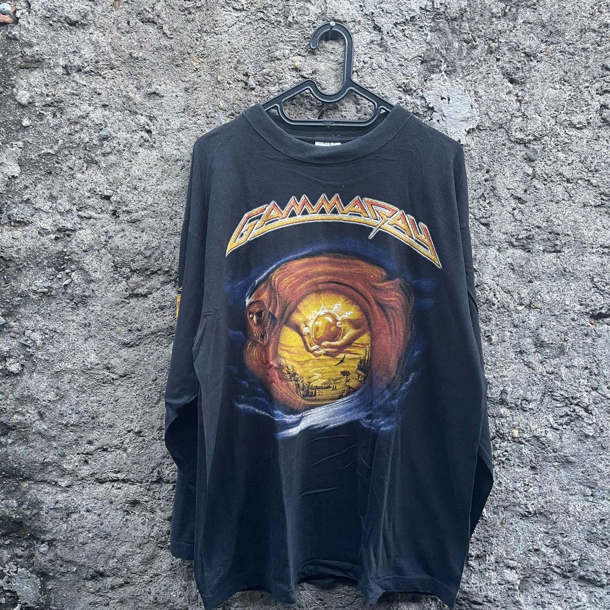 image of Band Tees Gammaray Band Tour 1995 T-Shirt in Black, Men's (Size XL)