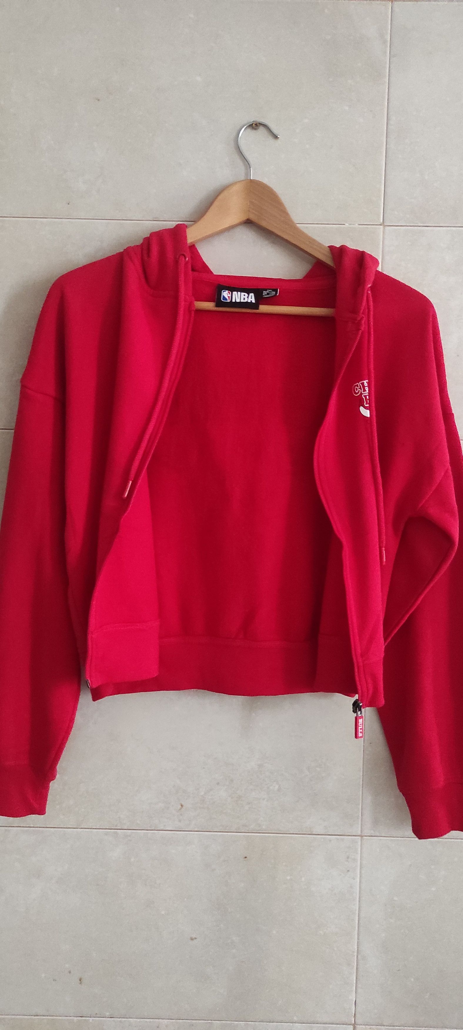 NBA Vintage Y2K Chicago Bulls Hoodie Red NBA Adult Sweatshirt Size M / US 6-8 / IT 42-44 - 4 Thumbnail