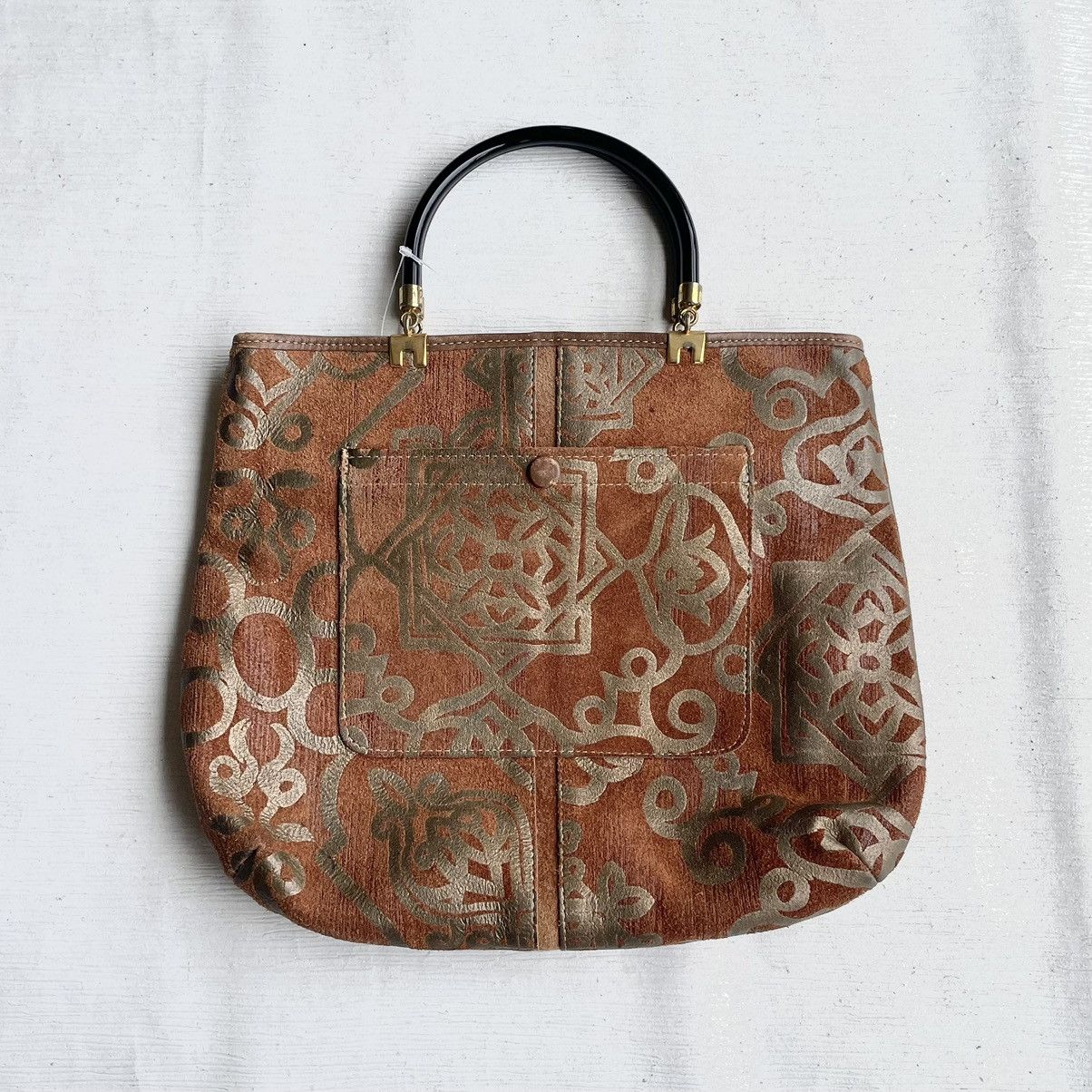 Leather × Vintage Vintage Suede Leather Tote Size ONE SIZE - 14 Thumbnail