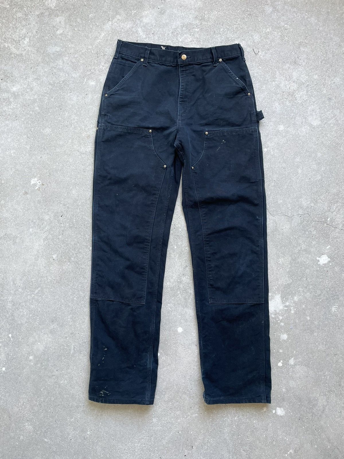 Carhartt Vintage Carhartt Double knee carpenter pants black worker Size US 36 / EU 52 - 10 Thumbnail