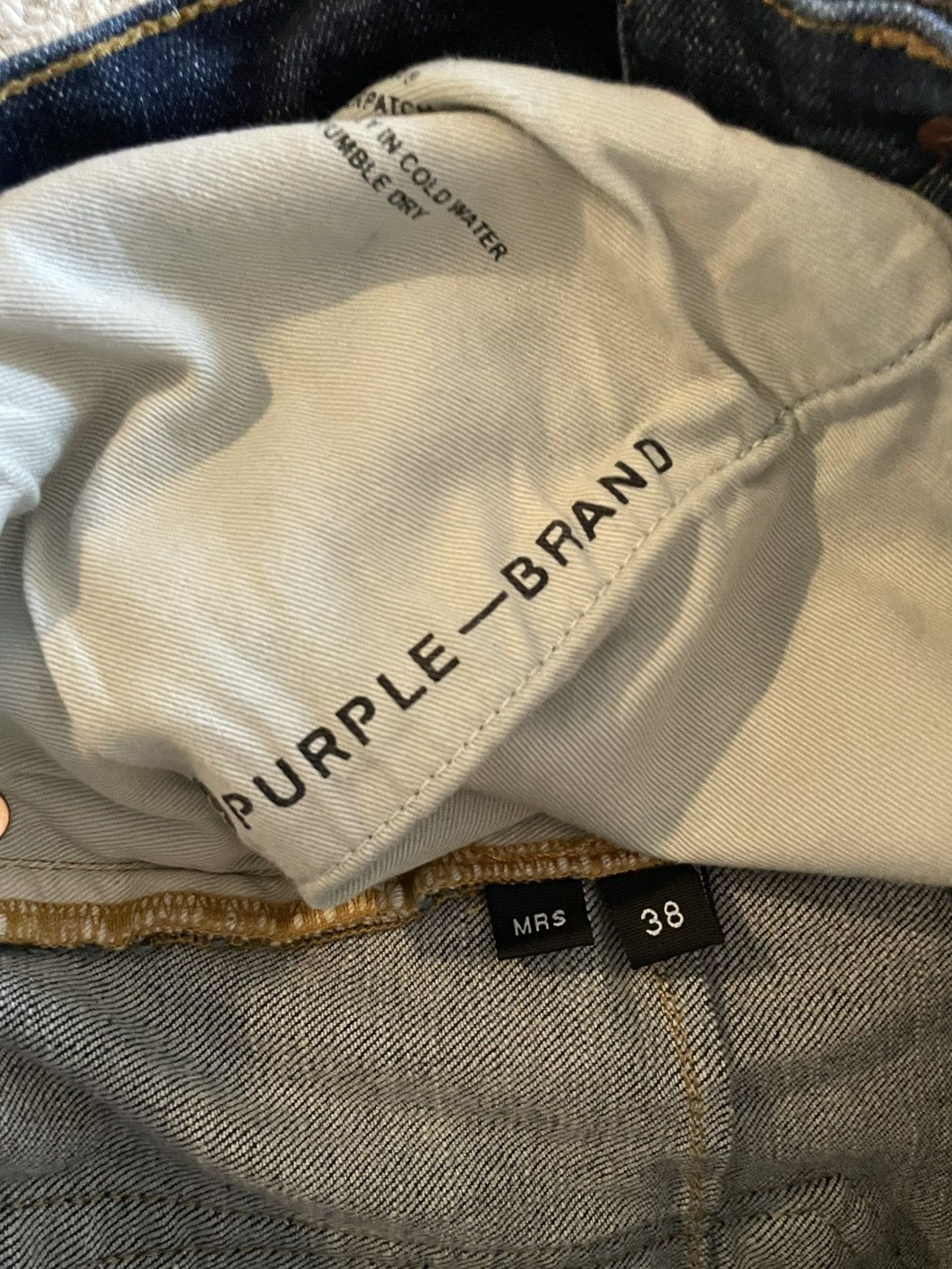 Purple 🏷️💲QUICKSALE💲🏷️ Purple Sashiko Denim Size US 38 / EU 54 - 10 Thumbnail