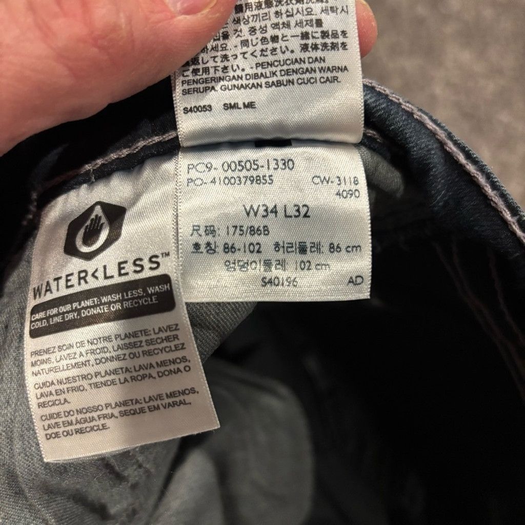 Levi's Levi's Men's 505 Regular Fit Jeans Size US 34 / EU 50 - 6 Thumbnail