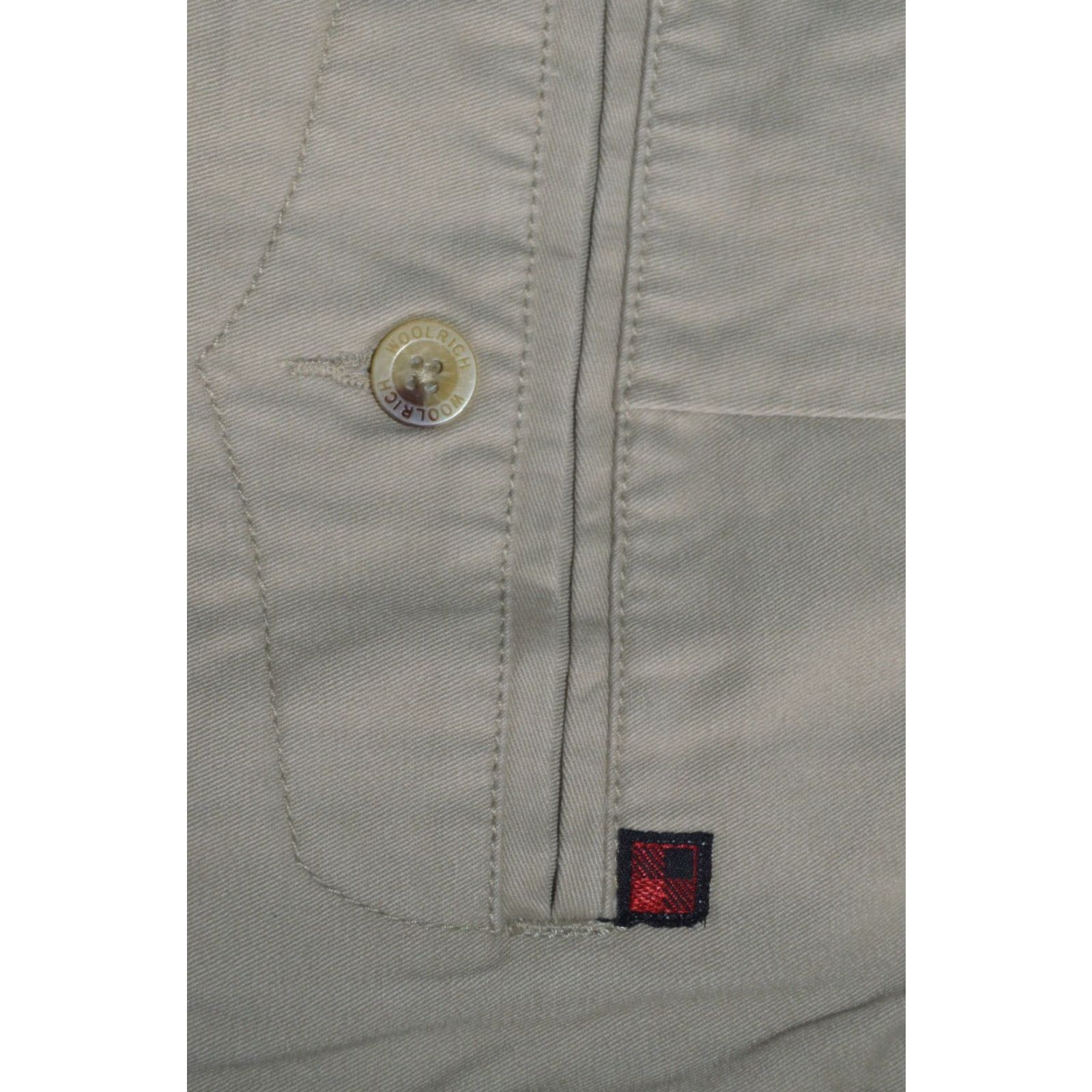 Vintage Woolrich Pants Chino Khaki Cotton Button Zip Regular 36x30 Beige Solid Men Waist 36 Inseam 30 Size US 36 / EU 52 - 4 Thumbnail