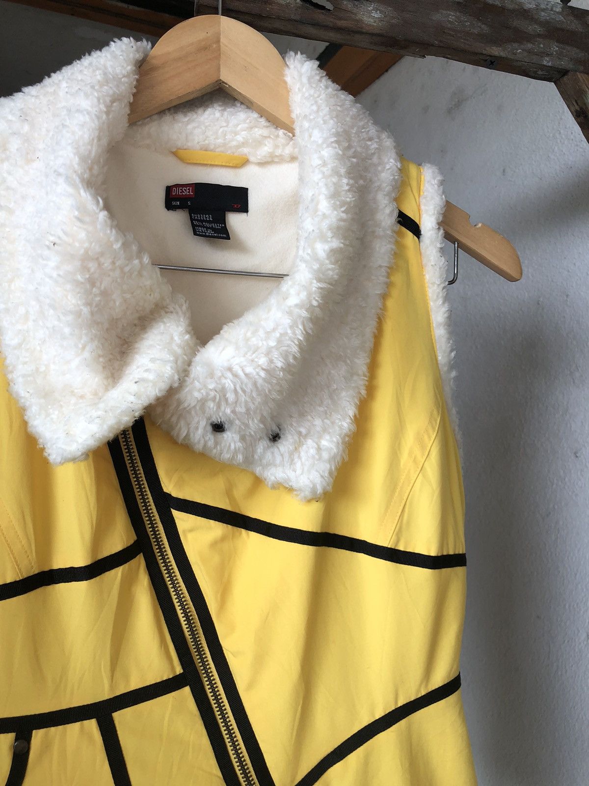 Diesel Nice❗️Diesel Inner Fleece Vest Jacket Size S / US 4 / IT 40 - 10 Thumbnail