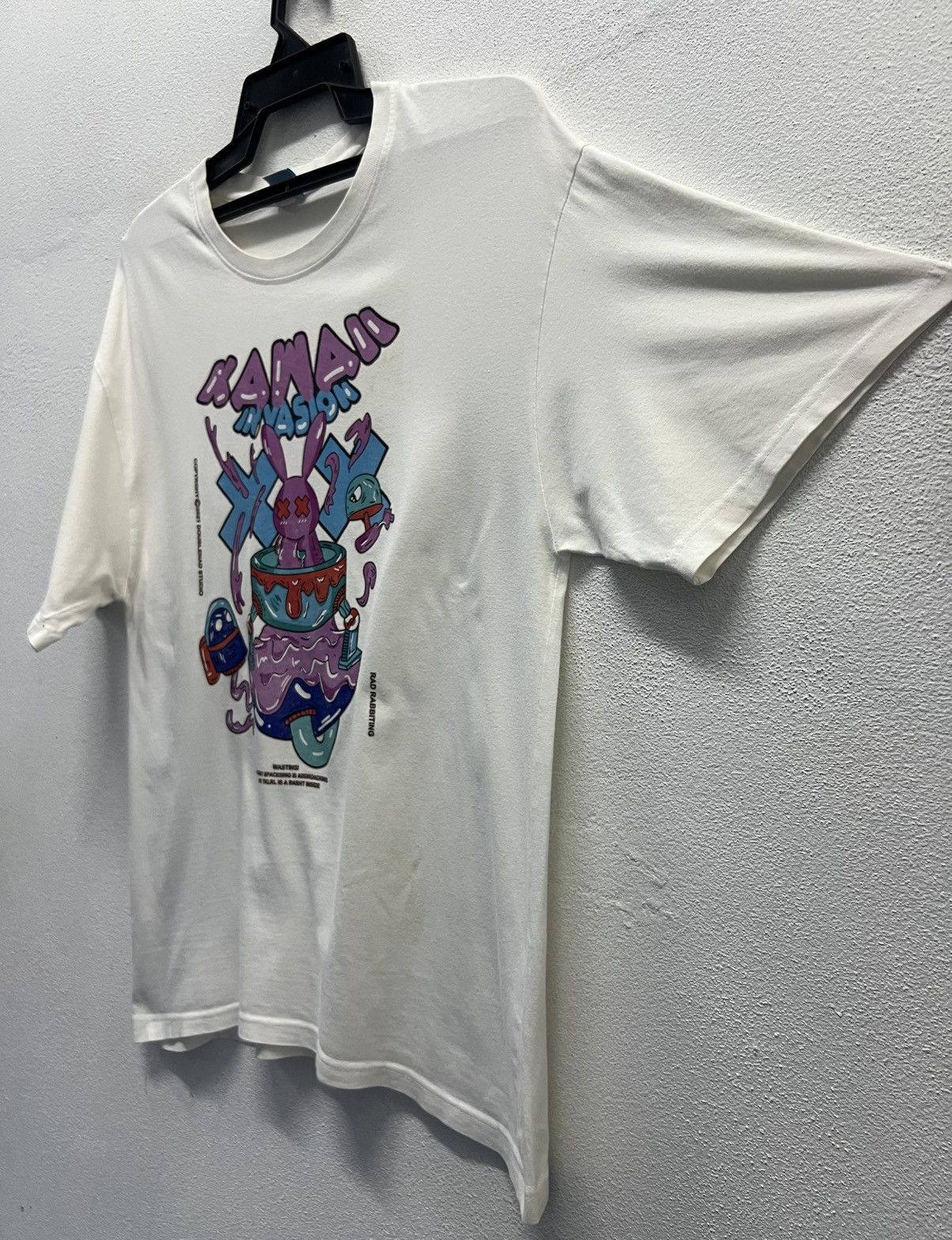 Japanese Brand KAWAII IN VASION RAD RABBITING SHIRT Size US L / EU 52-54 / 3 - 4 Thumbnail