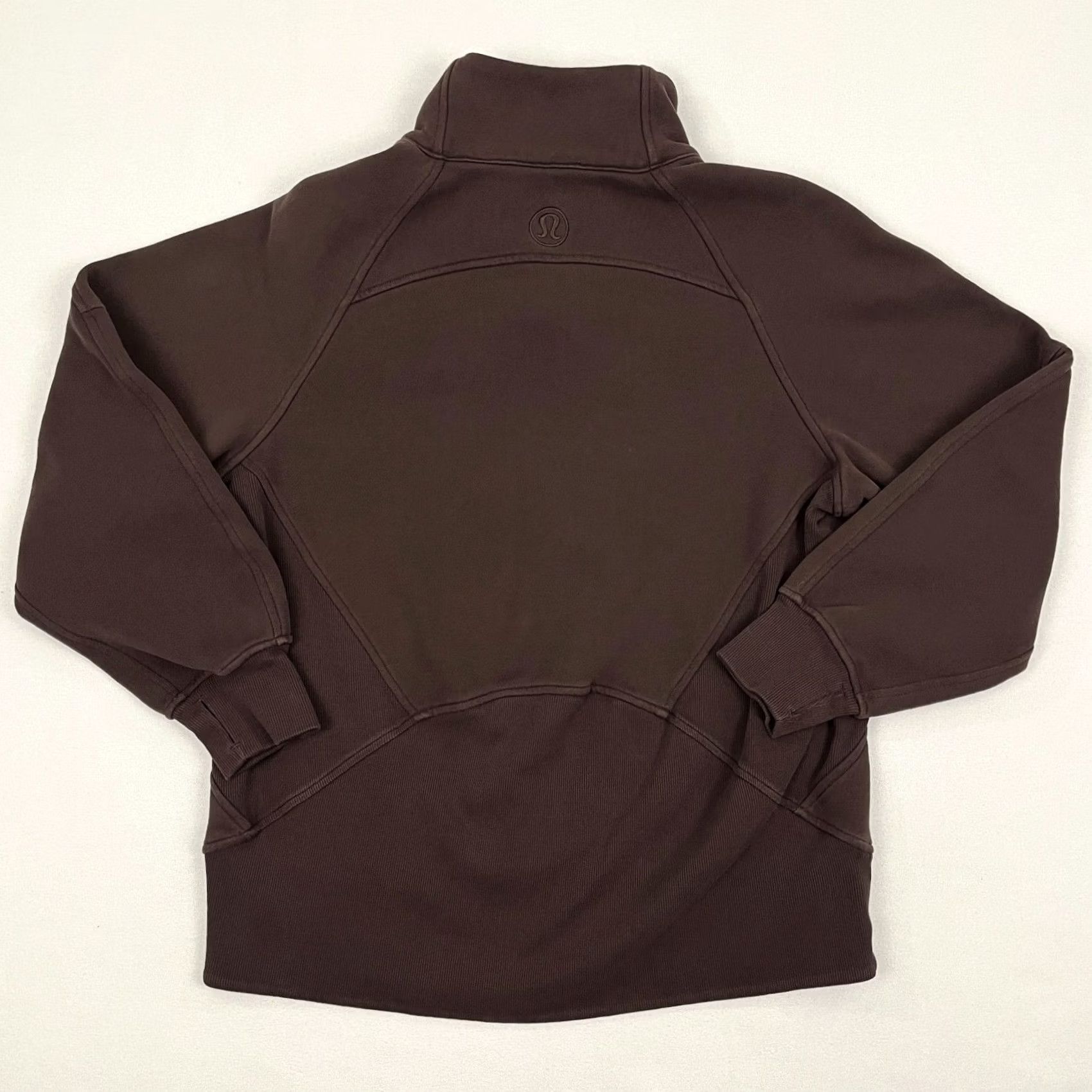 Lululemon Lululemon Scuba Jacket Womens S Brown Oversized Full Zip Funnel Neck Cozy Size S / US 4 / IT 40 - 2 Thumbnail
