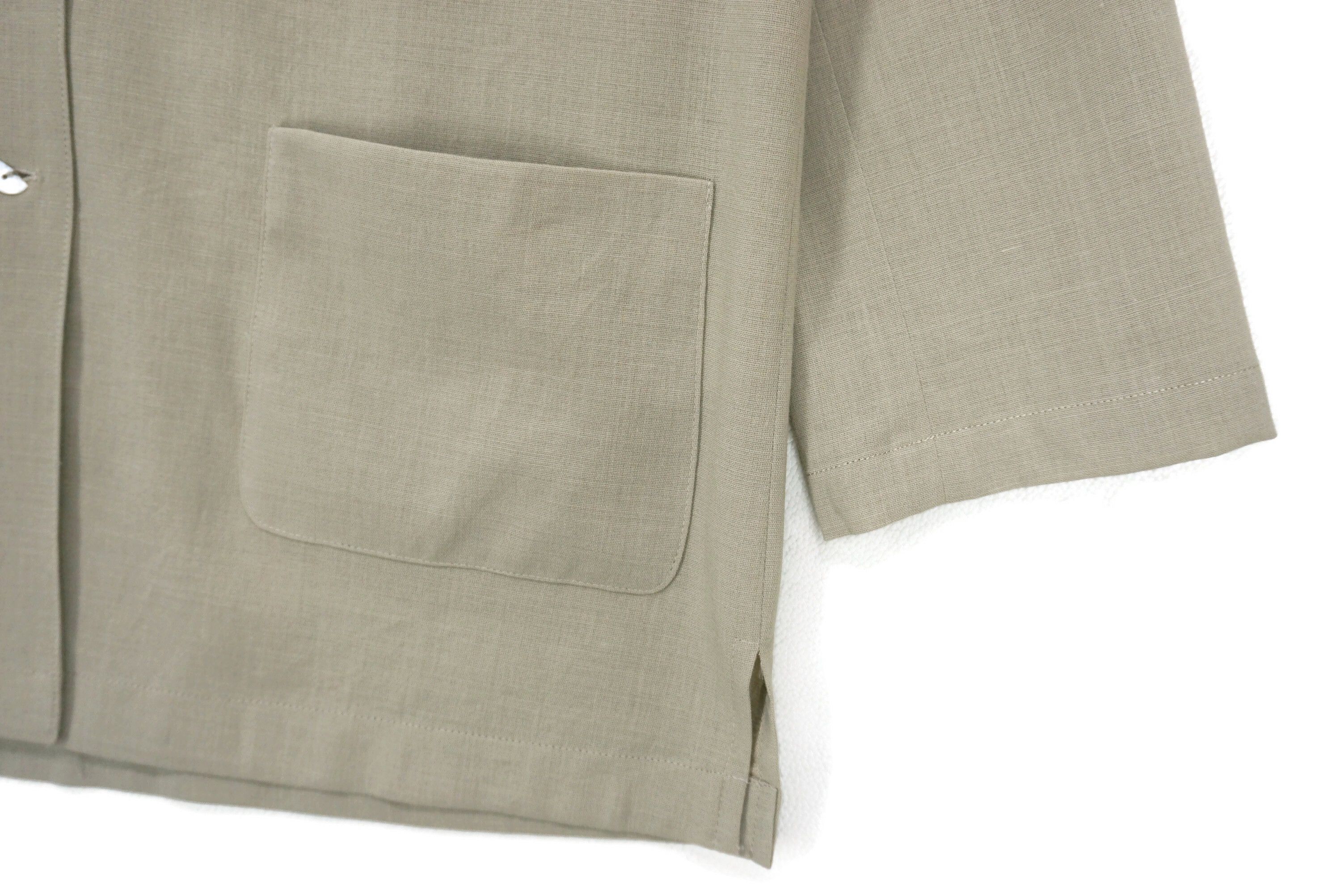 Japanese Brand Hanae Mori Paris Open Collar Wool Blend Shirt Size 38 Size XS / US 0-2 / IT 36-38 - 6 Thumbnail