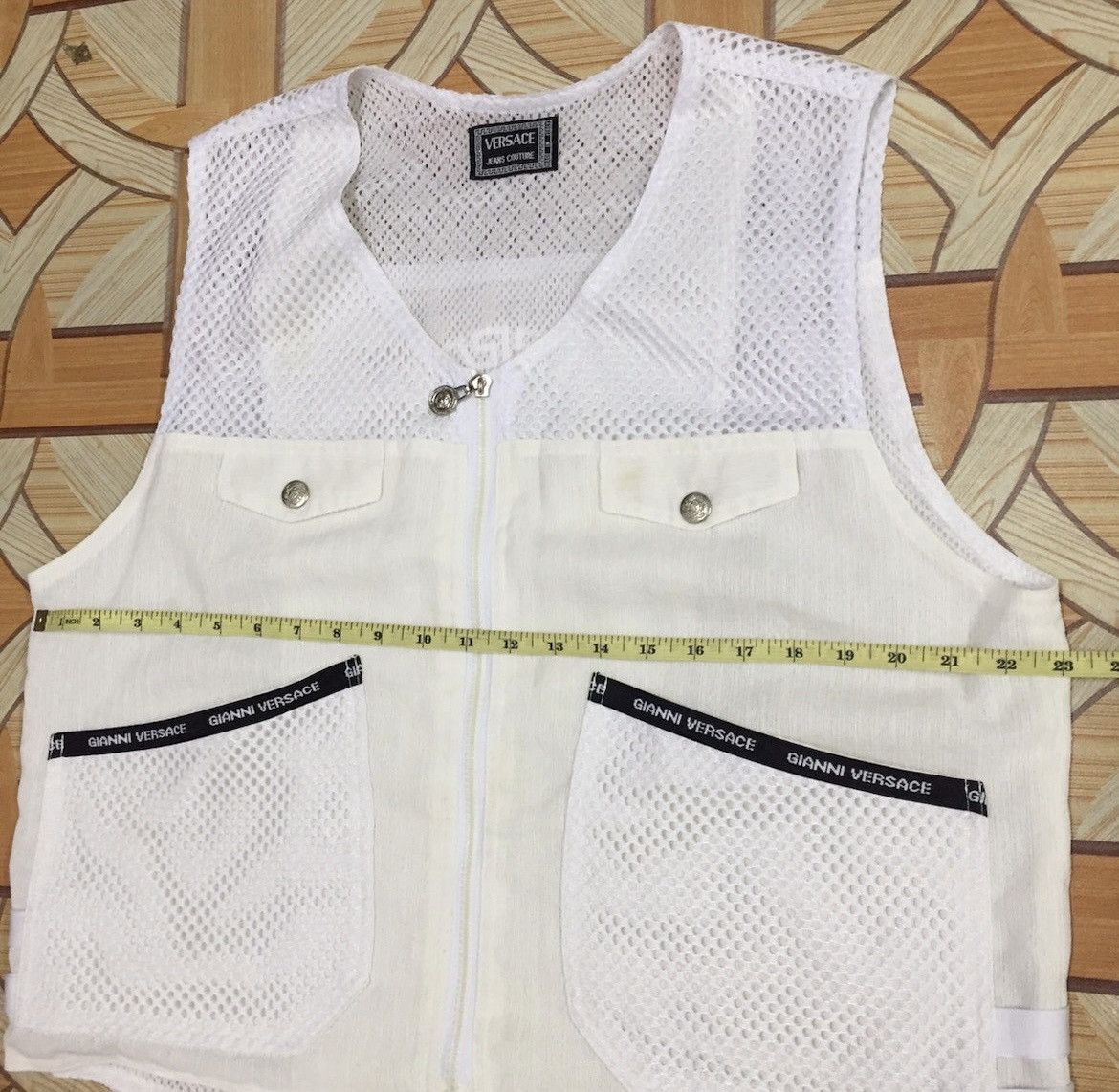 Versace VINTAGE GIANNI VERSACE MEDUSA LOGO LUXURY VEST JACKET Size US L / EU 52-54 / 3 - 15 Thumbnail