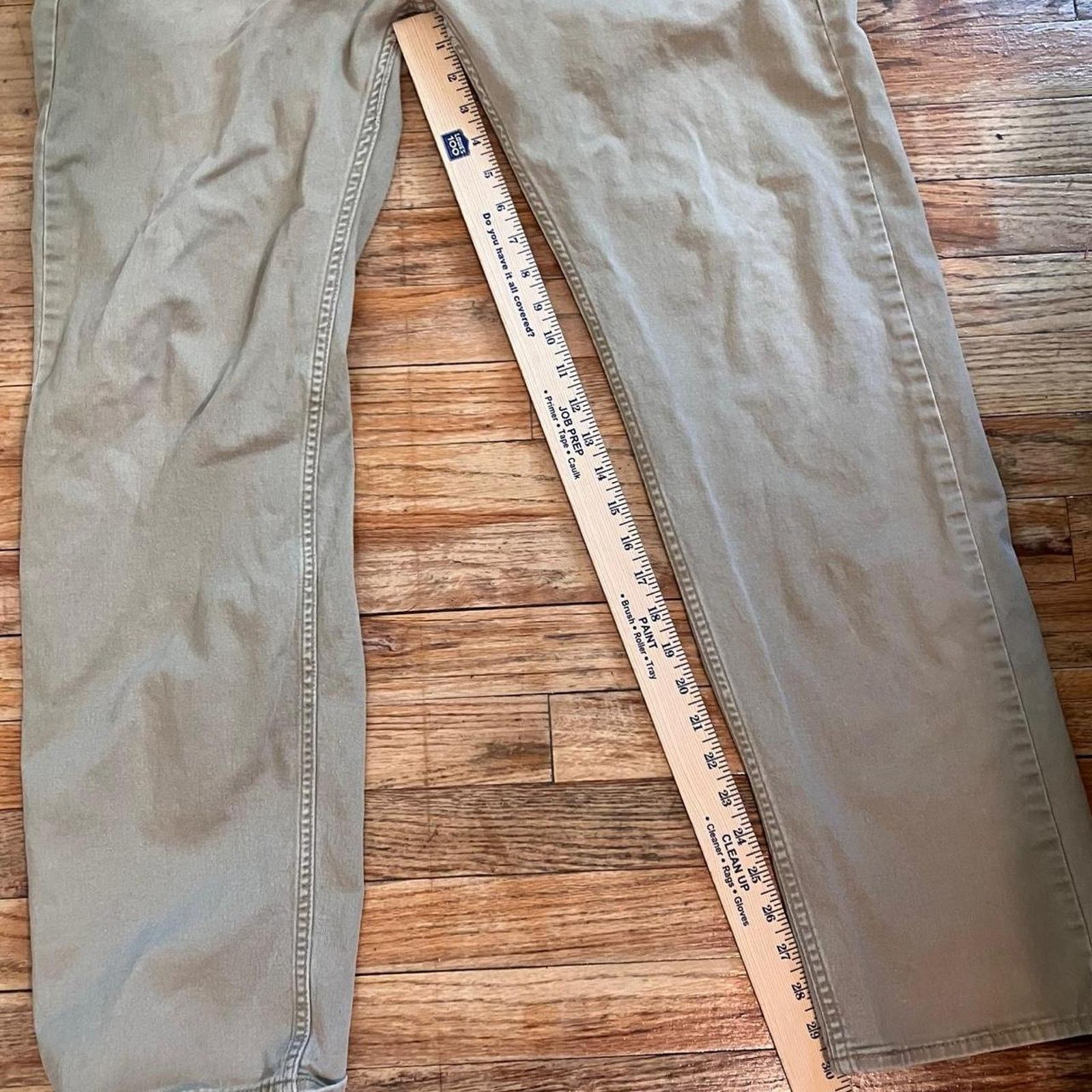Dockers Dockers Straight Fit Tan Distressed Chino Pants Size US 36 / EU 52 - 7 Thumbnail