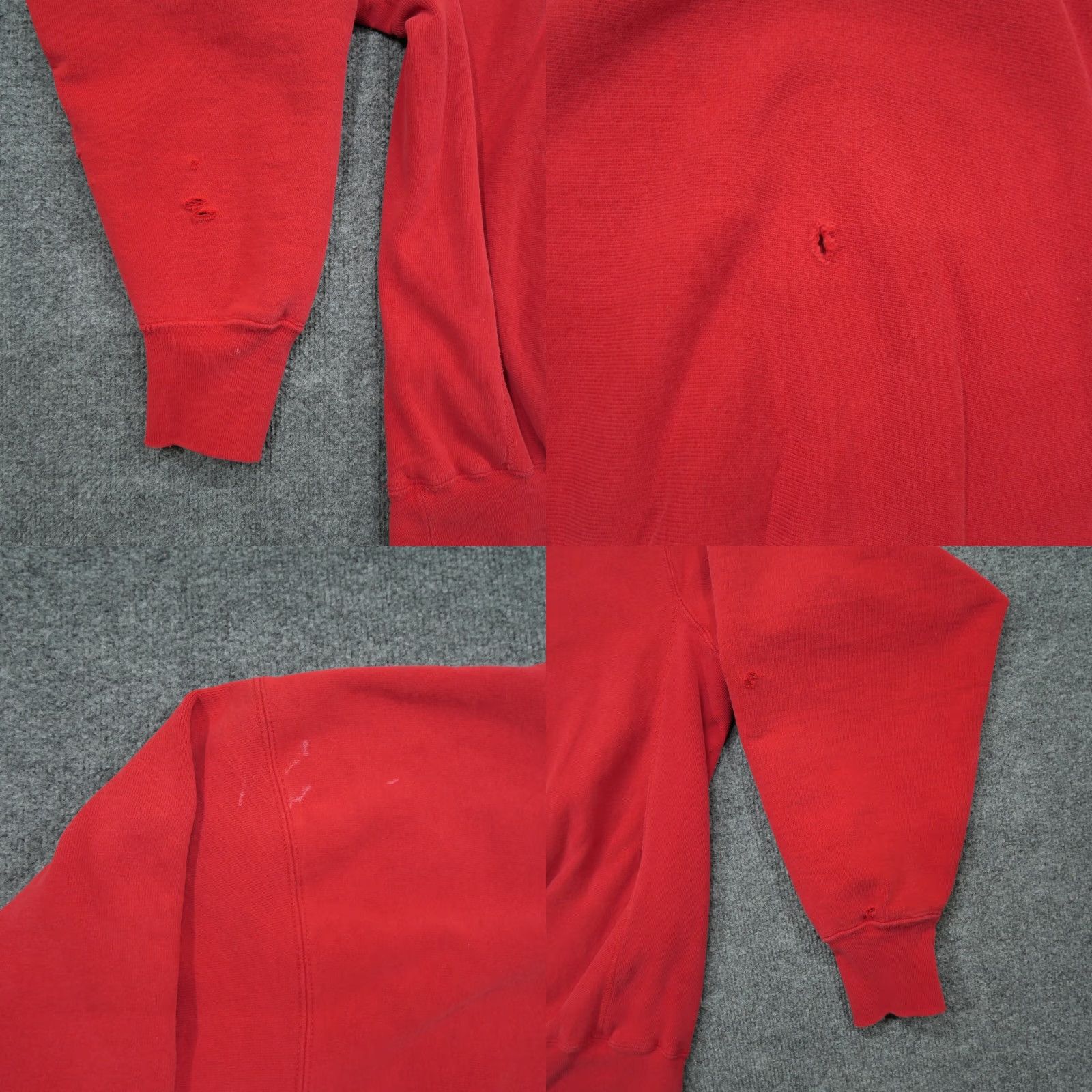 Lands' End VINTAGE Lands' End Sweatshirt Mens Pullover Crew Neck Cotton Blend Red XL Tall Distressed Holes 90s University Logo All Seasons Size US XL / EU 56 / 4 - 9 Thumbnail