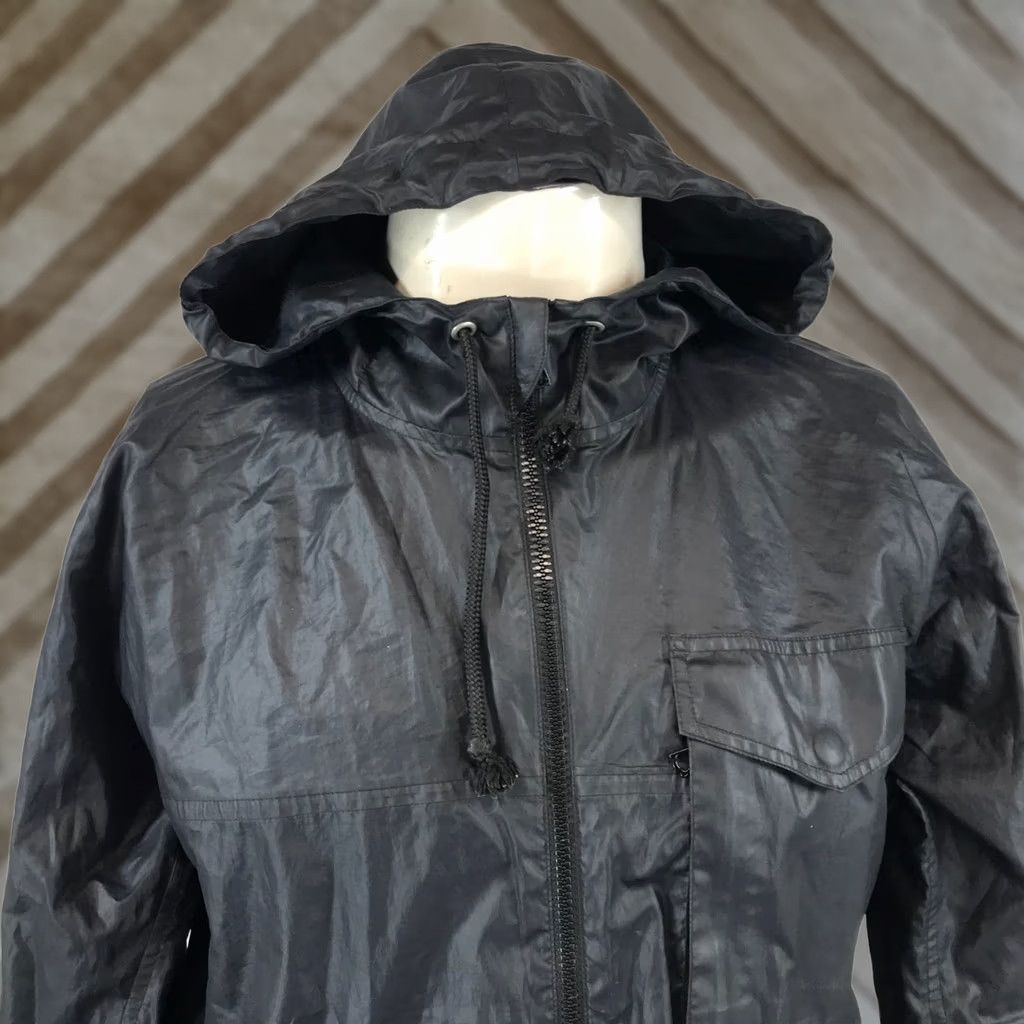 John Elliott VINTAGE JOHN ELLIOT + CO Jacket Womens 2 Black Hooded Full Zip Lightweight Coat Size XS / US 0-2 / IT 36-38 - 1 Thumbnail