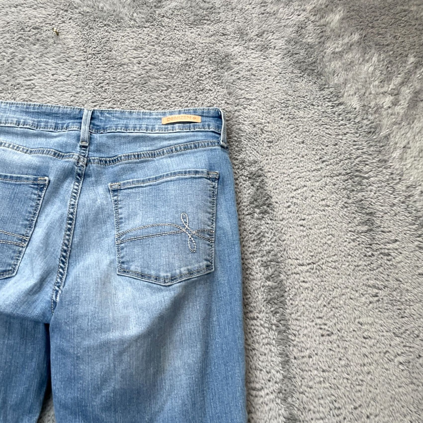 Levi's Levi's Jeans Womens 6 Blue Denim Skinny Leg Modern Cotton Logo Whiskered Denizen Size 30" / US 8 / IT 44 - 6 Thumbnail