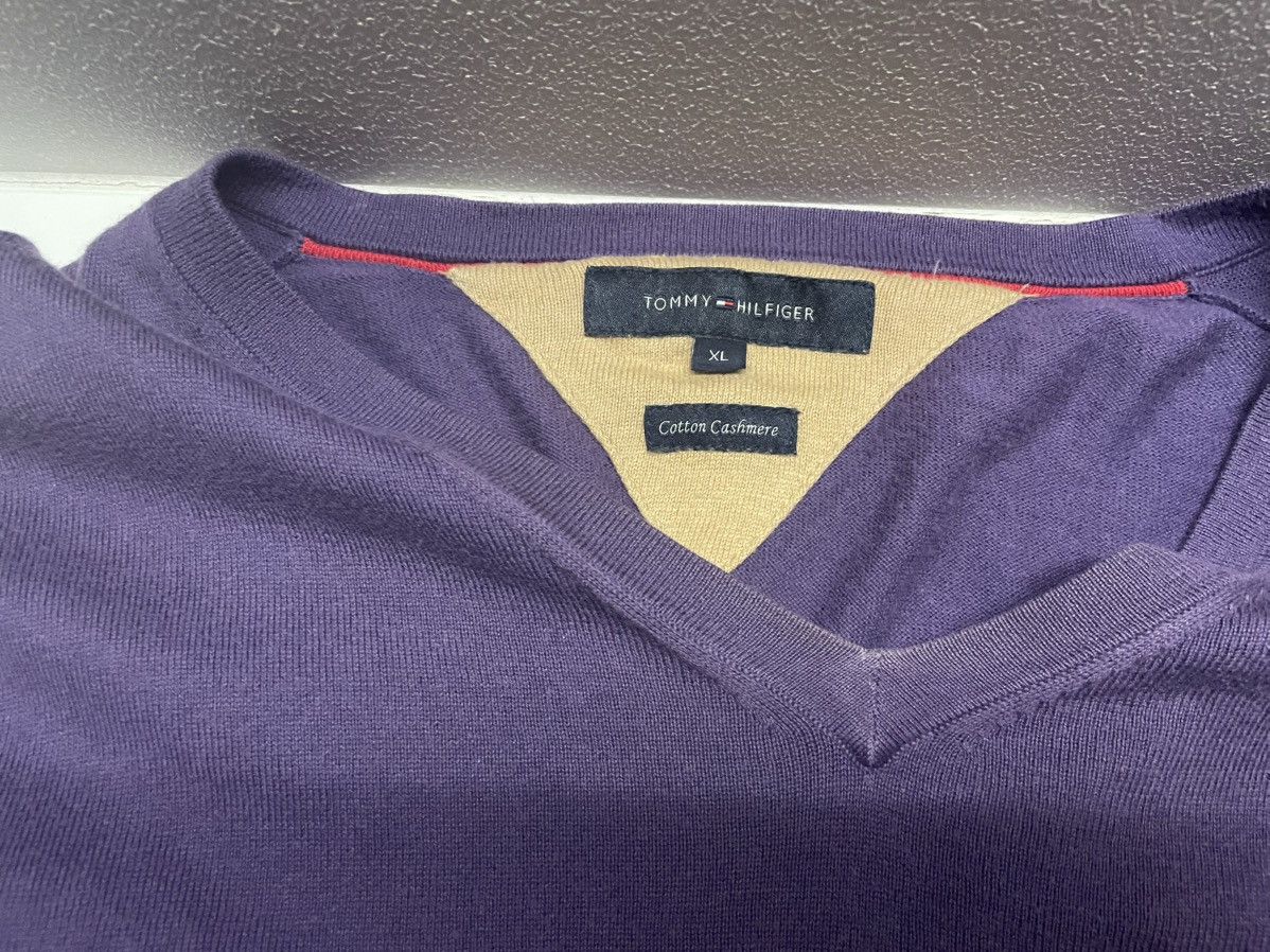 Tommy Hilfiger Purple cashmere sweater tommy hilfiger (very chill) Size US XL / EU 56 / 4 - 2 Thumbnail