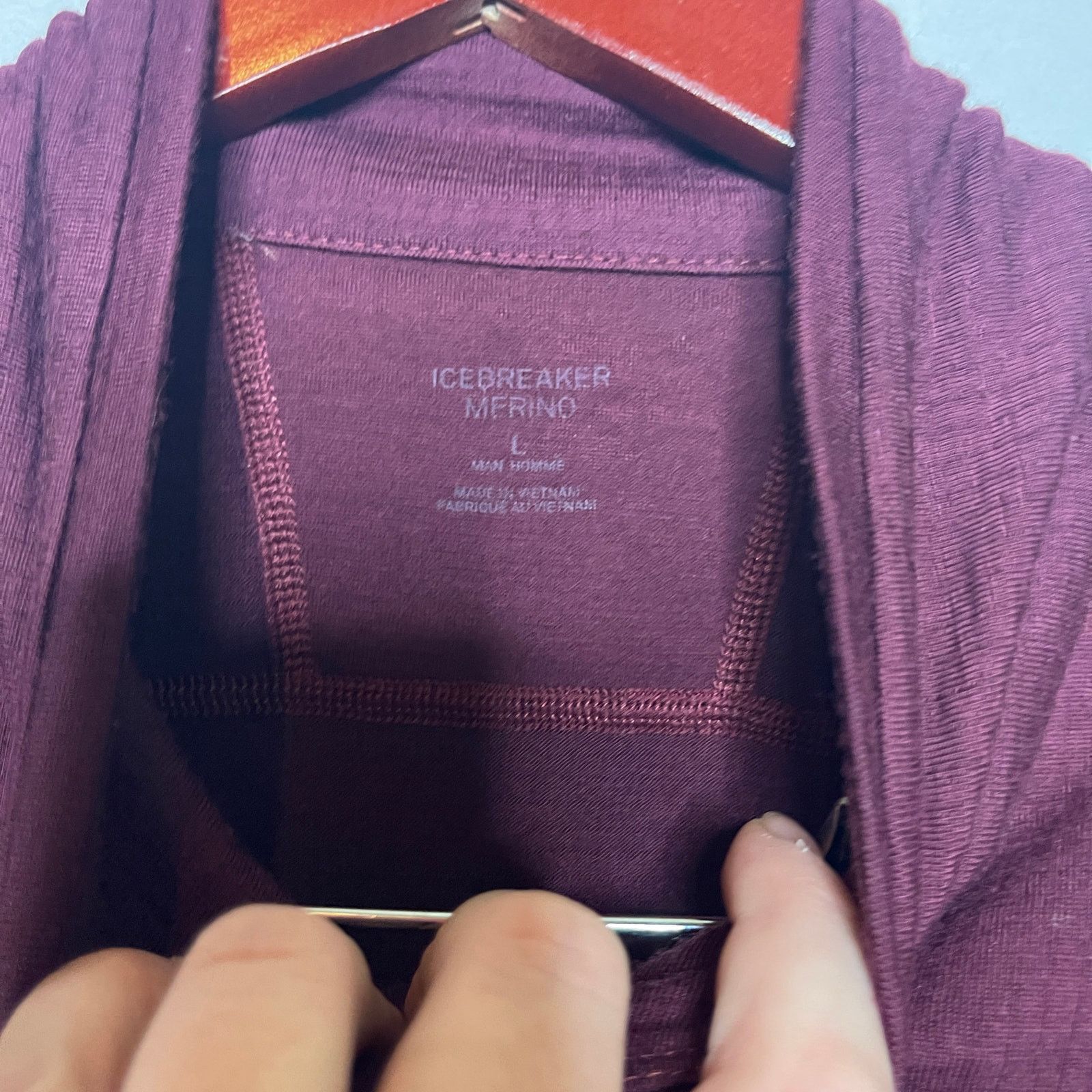Icebreaker Icebreaker Compass Long Sleeve Full-Zip Merino Wool Size US L / EU 52-54 / 3 - 3 Thumbnail