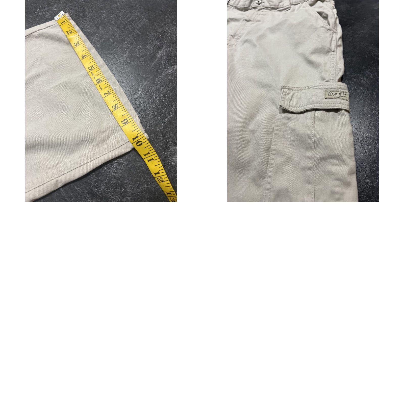 Wrangler WRANGLER Beige Cargo Pants Men's 38x34 100% Cotton Twill Casual Workwear Size US 38 / EU 54 - 8 Thumbnail