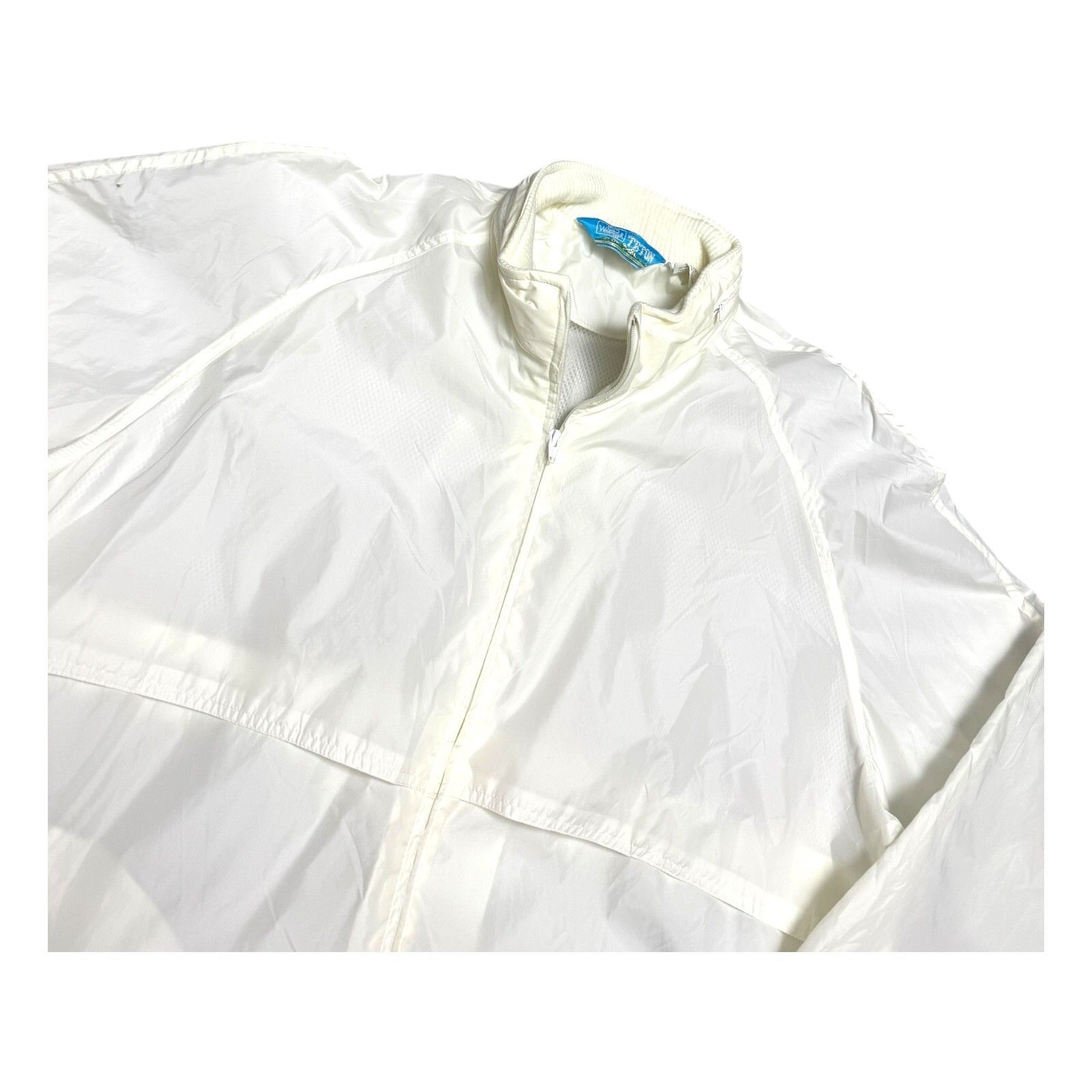 Woolrich Woolen Mills WOOLRICH TETON Vintage White Retro Windbreaker Jacket XL Size US XL / EU 56 / 4 - 4 Thumbnail
