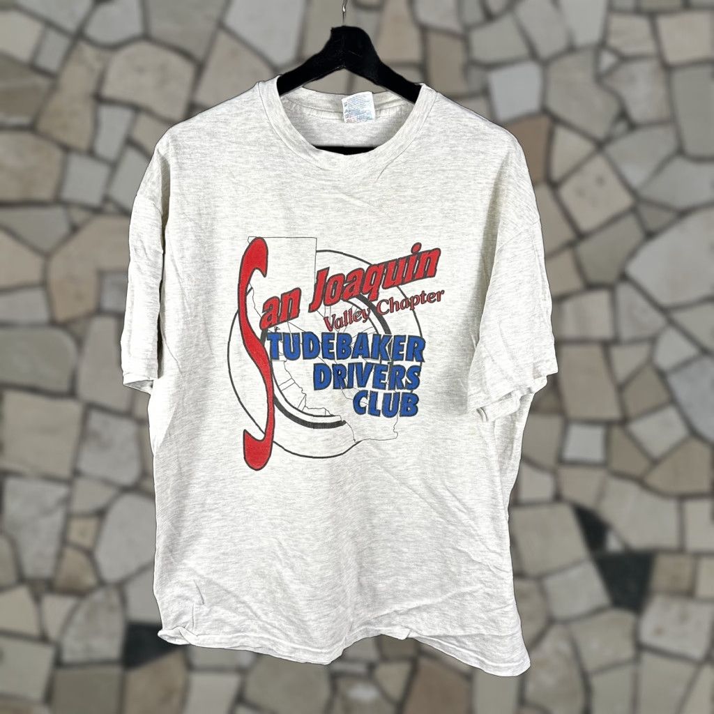 Vintage VINTAGE 1990s San Joaquin Studebaker Drivers Club T-shirt XL Size US XL / EU 56 / 4 - 1 Thumbnail
