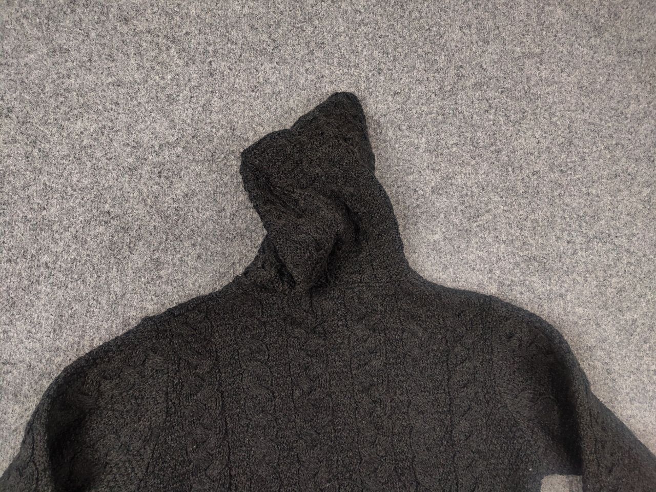 Aran Crafts Aran Crafts Vintage wool Zip Hoodie Knit Cable Gray Sweater Size S / US 4 / IT 40 - 11 Thumbnail