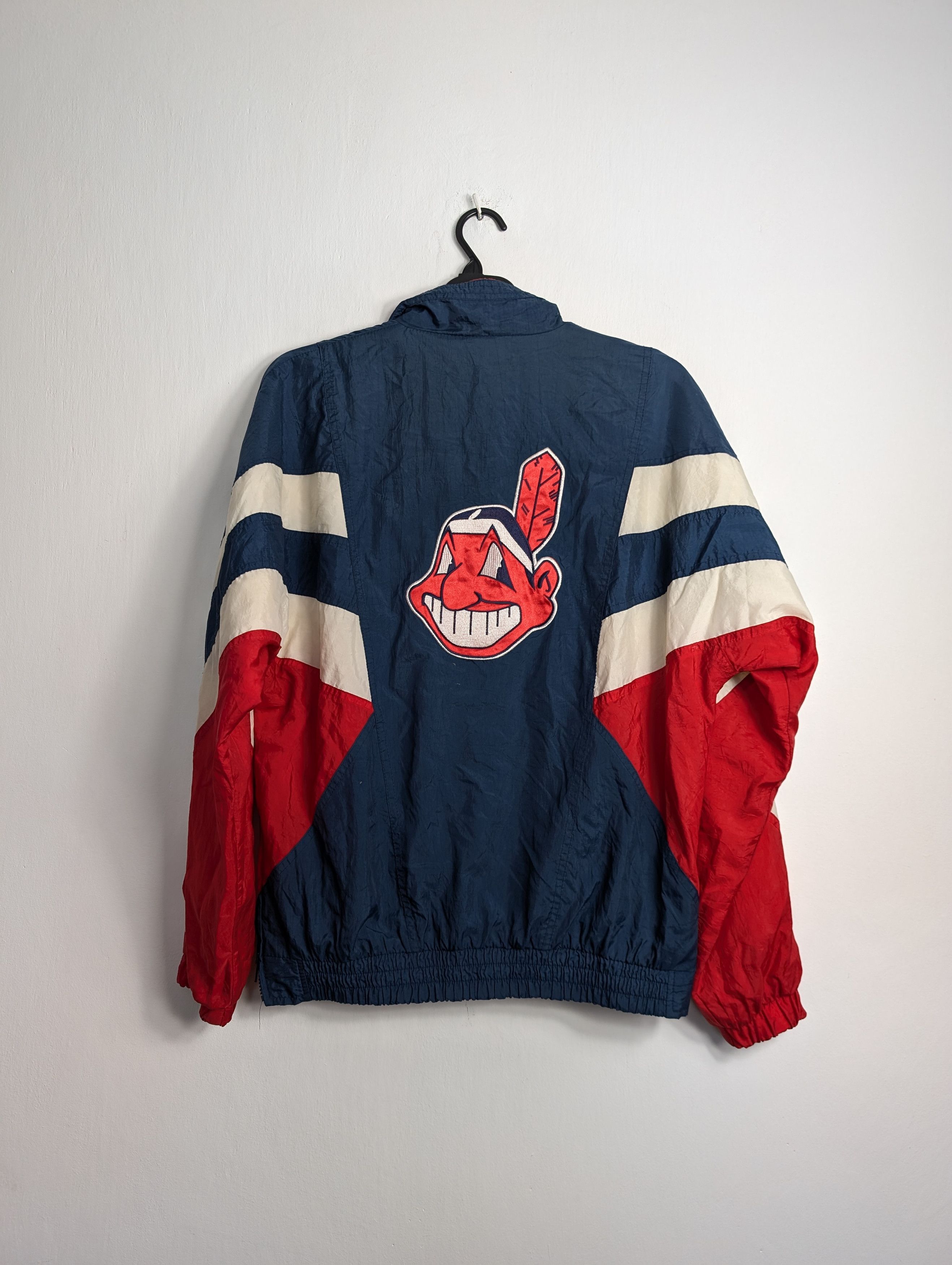 Starter 90s Starter Cleveland Indians Jacket Chief Wahoo Baggy XL Size US XL / EU 56 / 4 - 5 Thumbnail