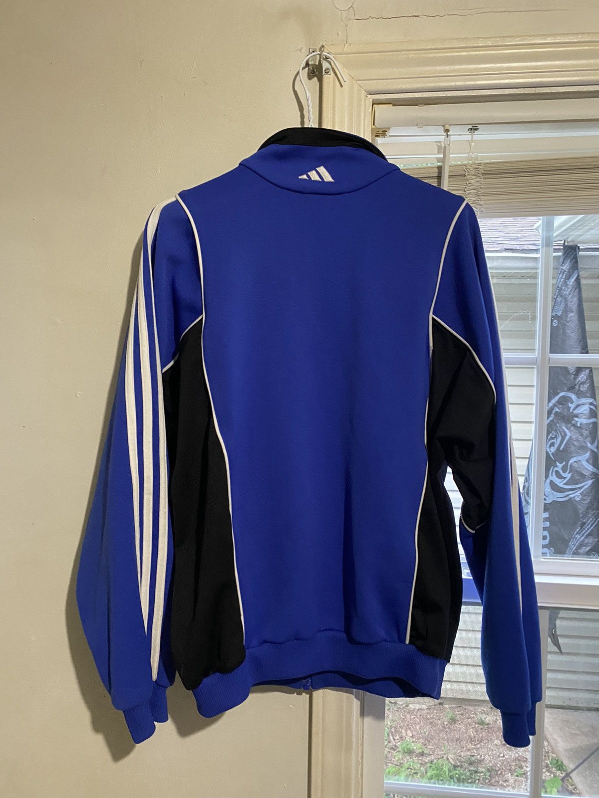 Adidas Blue Vintage Adidas Track Jacket Size US L / EU 52-54 / 3 - 3 Thumbnail