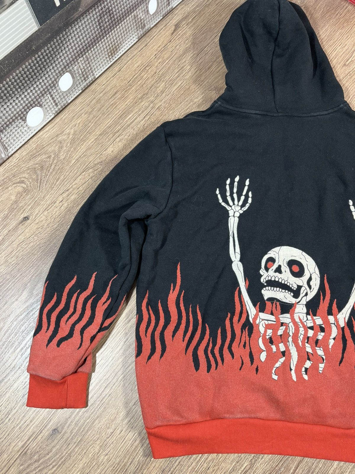 Vintage Skeleton You Died Rare Hoodie 🔥 💀 🔥 Size US L / EU 52-54 / 3 - 10 Thumbnail