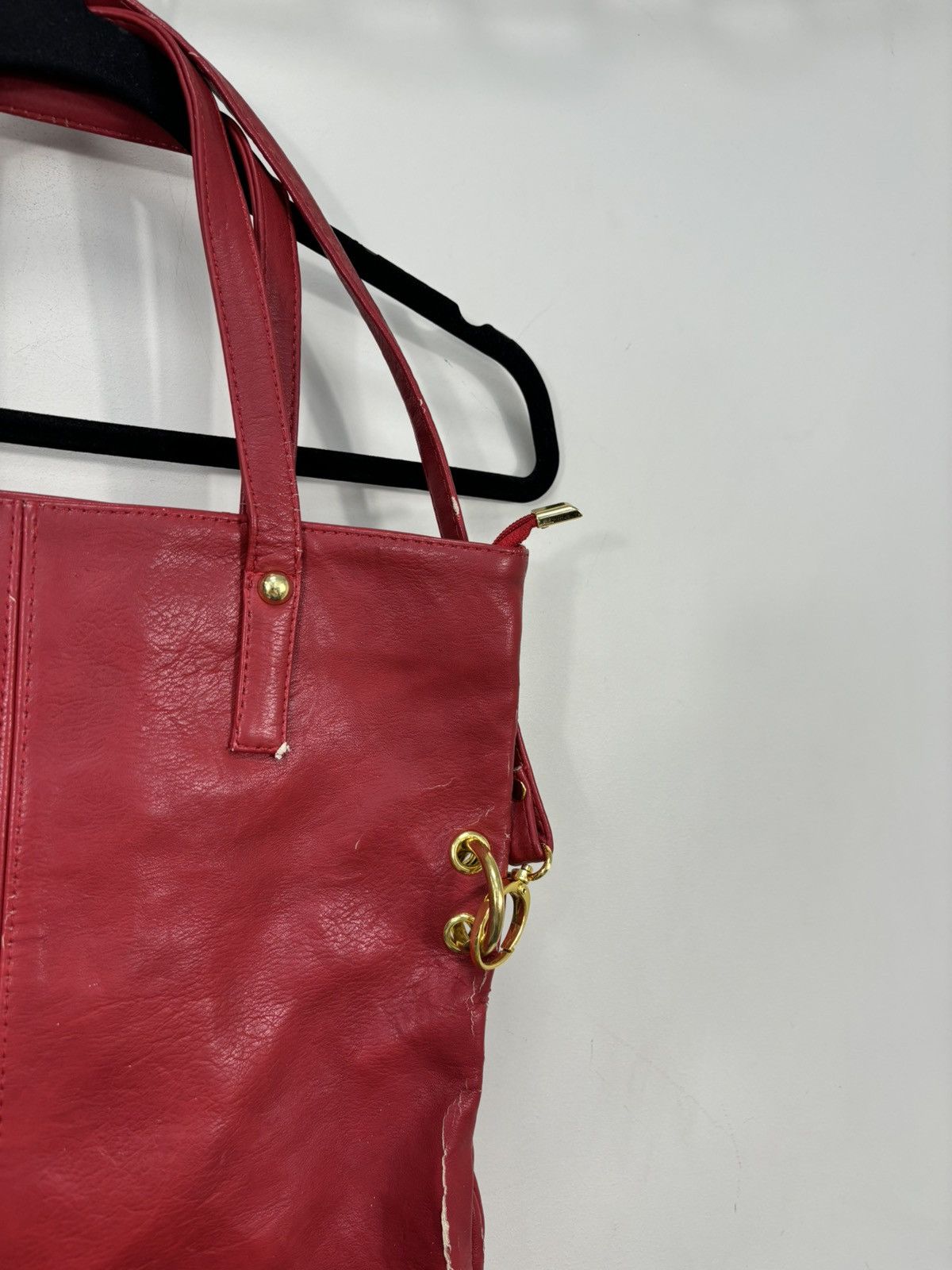 Mulberry Mulberry Rare Red Leather Crossbody Deep Tote Bag Size ONE SIZE - 2 Thumbnail