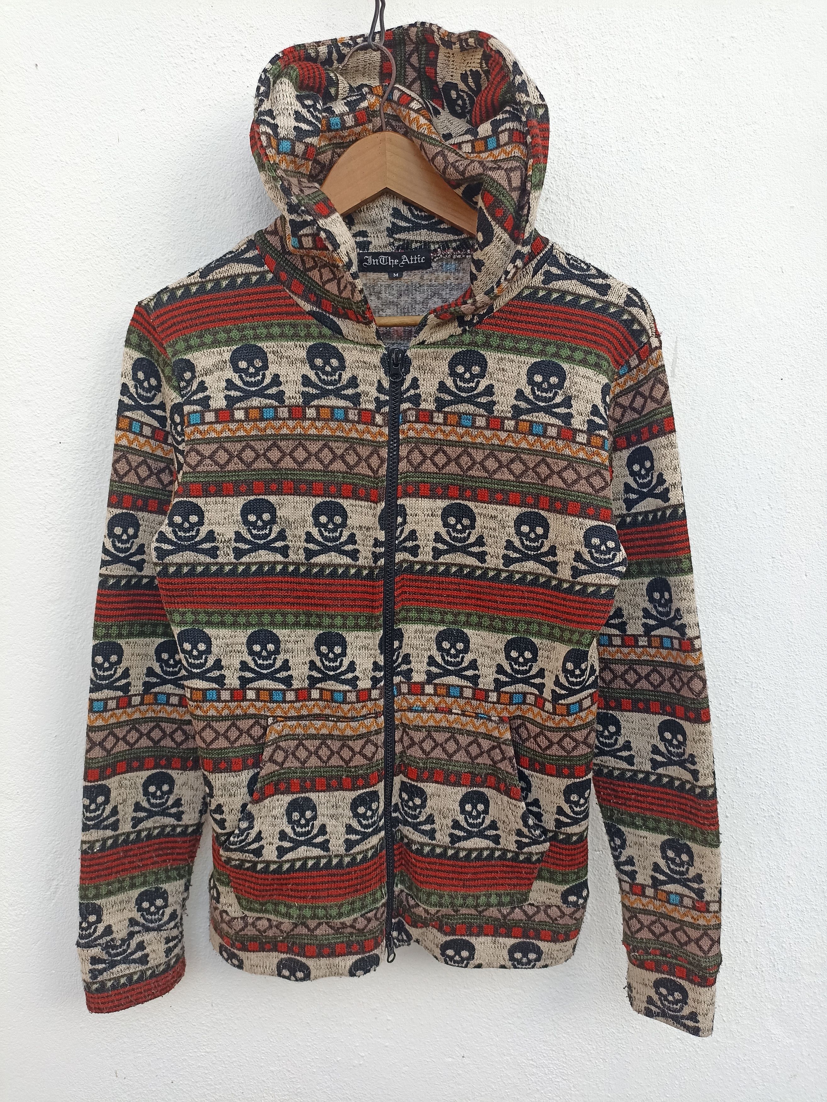 In The Attic 🔥 In The Attic sweater skulls zipper LGB if six was nine Size US S / EU 44-46 / 1 - 2 Thumbnail