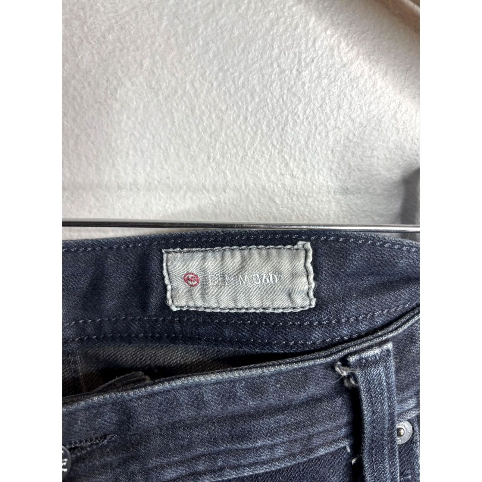 Vintage AG Adriano Goldschmied Jeans Mens 43x35 The Graduate Tailored Leg Stretch Blue Shirt? (No) Size US 43 - 4 Thumbnail
