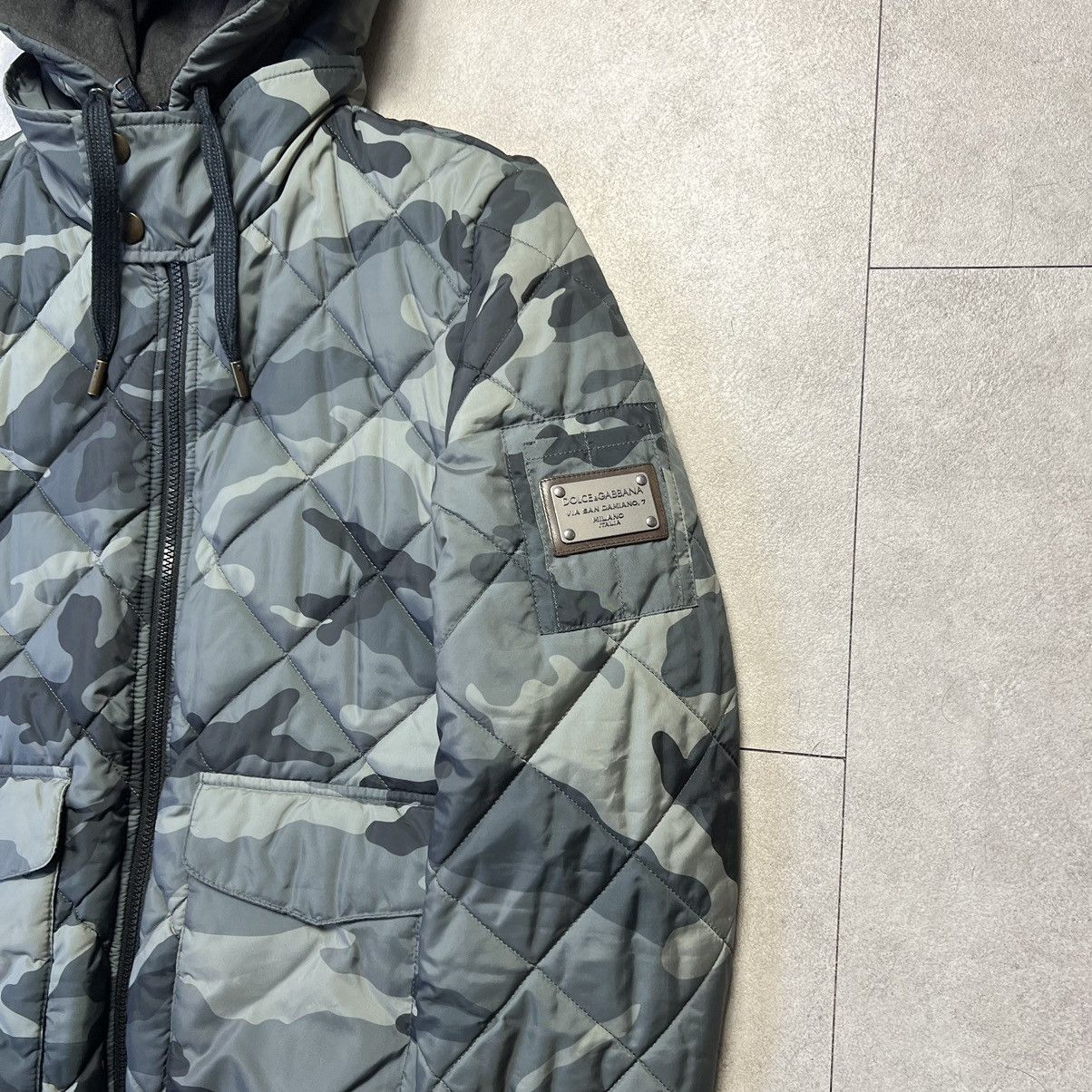 Dolce & Gabbana Dolce&Gabbana Camouflage Puffer Jacket Size US S / EU 44-46 / 1 - 3 Thumbnail