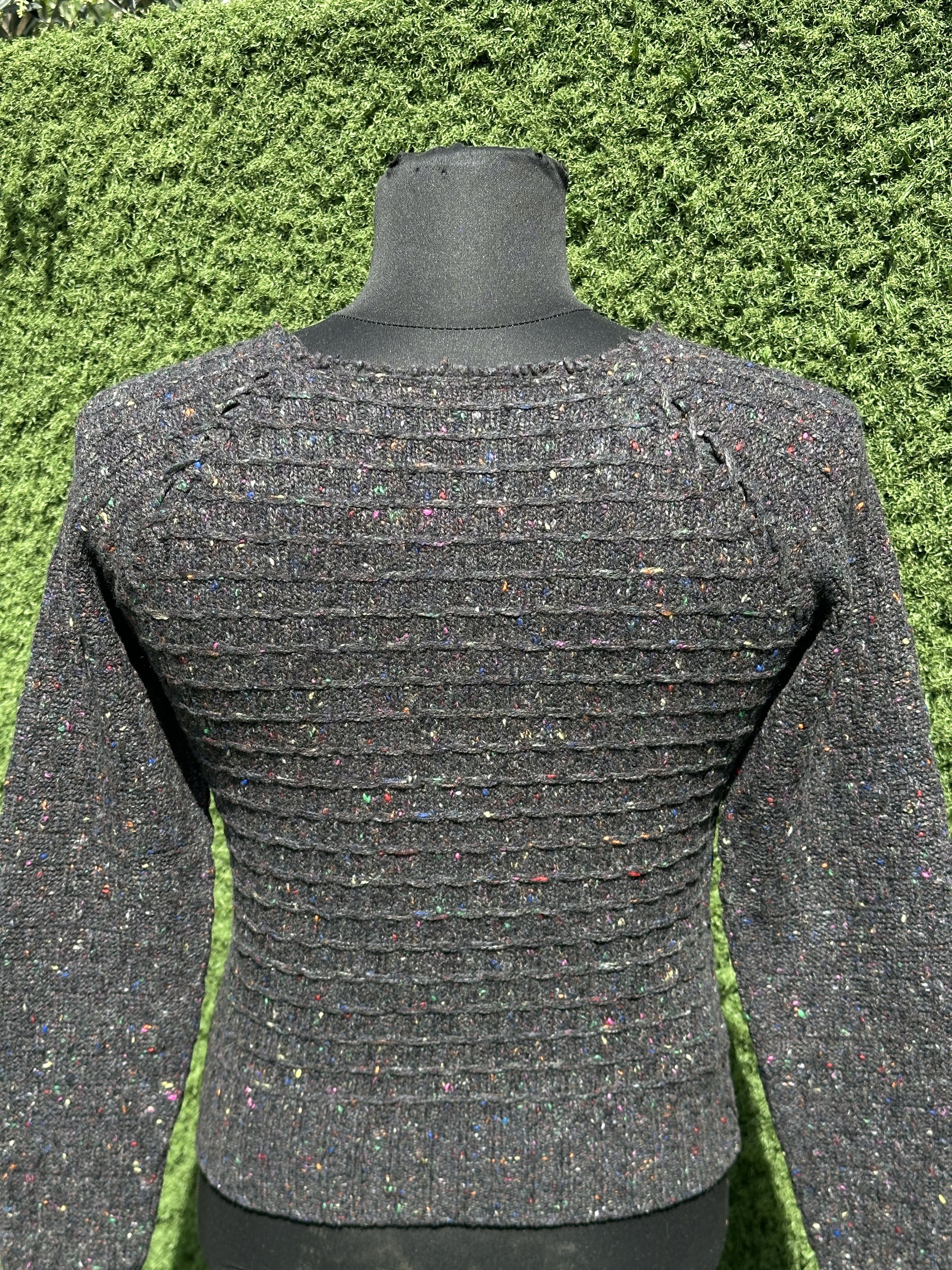 Prada Prada Cashmere Wool Blend Textured Knit Sweater 40 IT Size S / US 4 / IT 40 - 5 Thumbnail