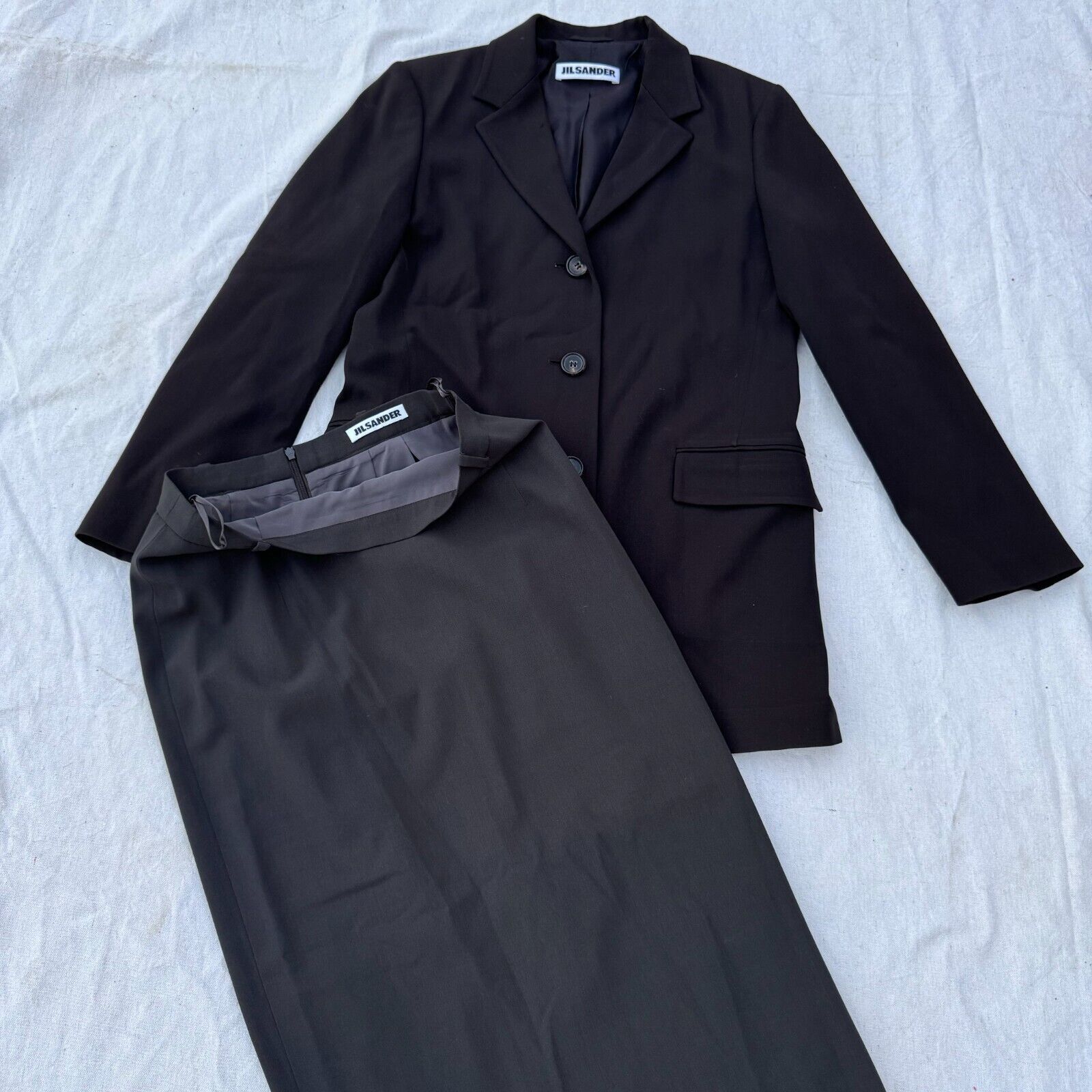 Jil Sander Jil Sander Italy Suit Size 36 Skirt Size 38 Wool Set Dress Size M / US 6-8 / IT 42-44 - 1 Thumbnail