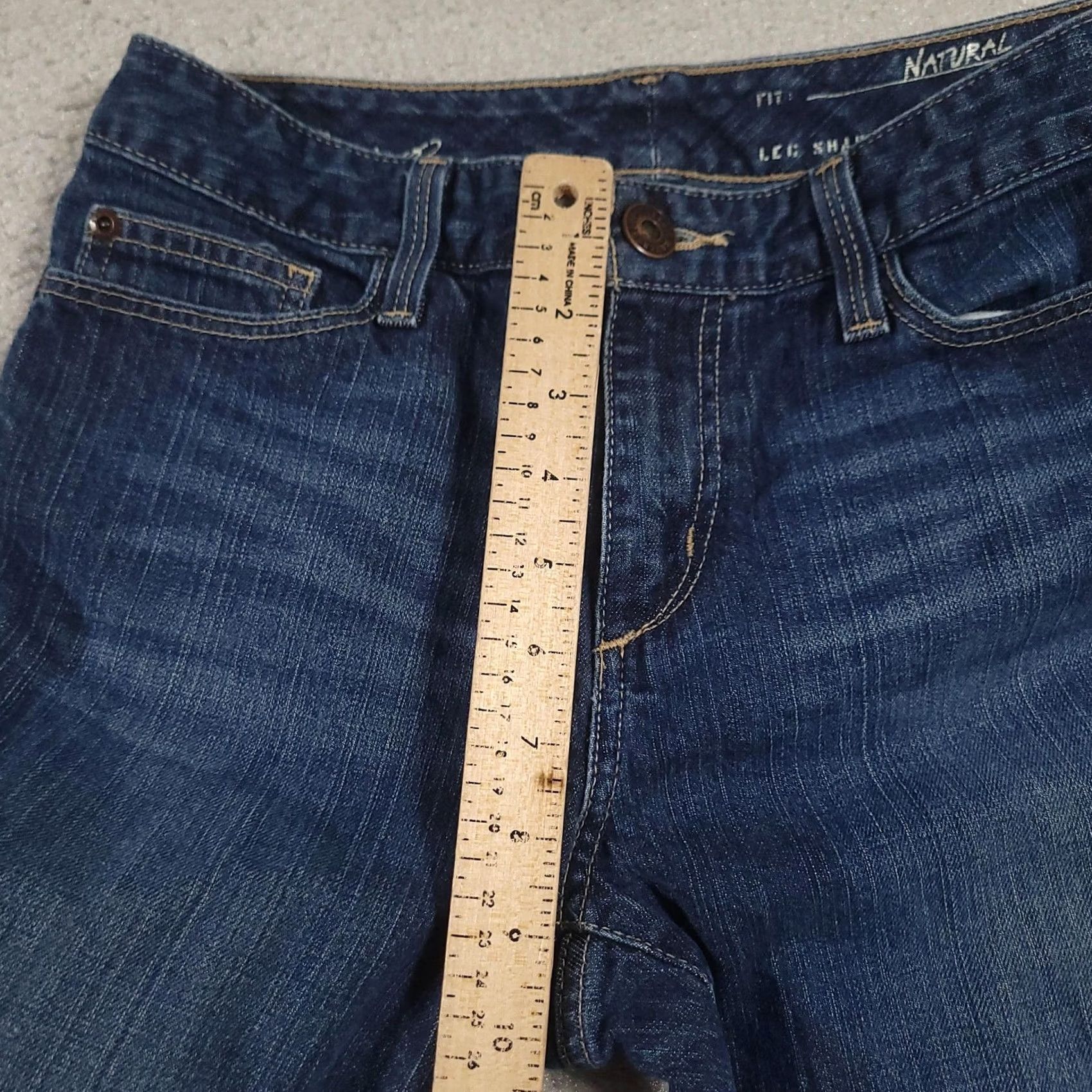 Eddie Bauer Eddie Bauer Jeans Womens 2R Blue Natural Barely Boot Stretch Denim Mid Rise Casual Pants Jeans Size 26" / US 2 / IT 38 - 6 Thumbnail