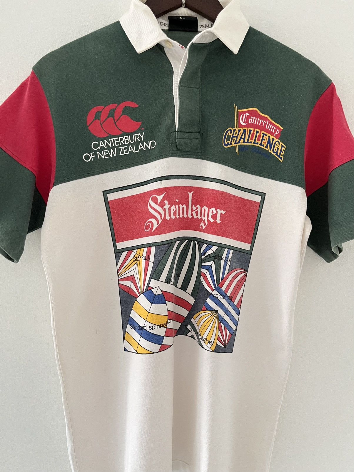 Canterbury of New Zealand Vintage Centerbury Steinlager Round The World Polo Size US M / EU 48-50 / 2 - 2 Thumbnail