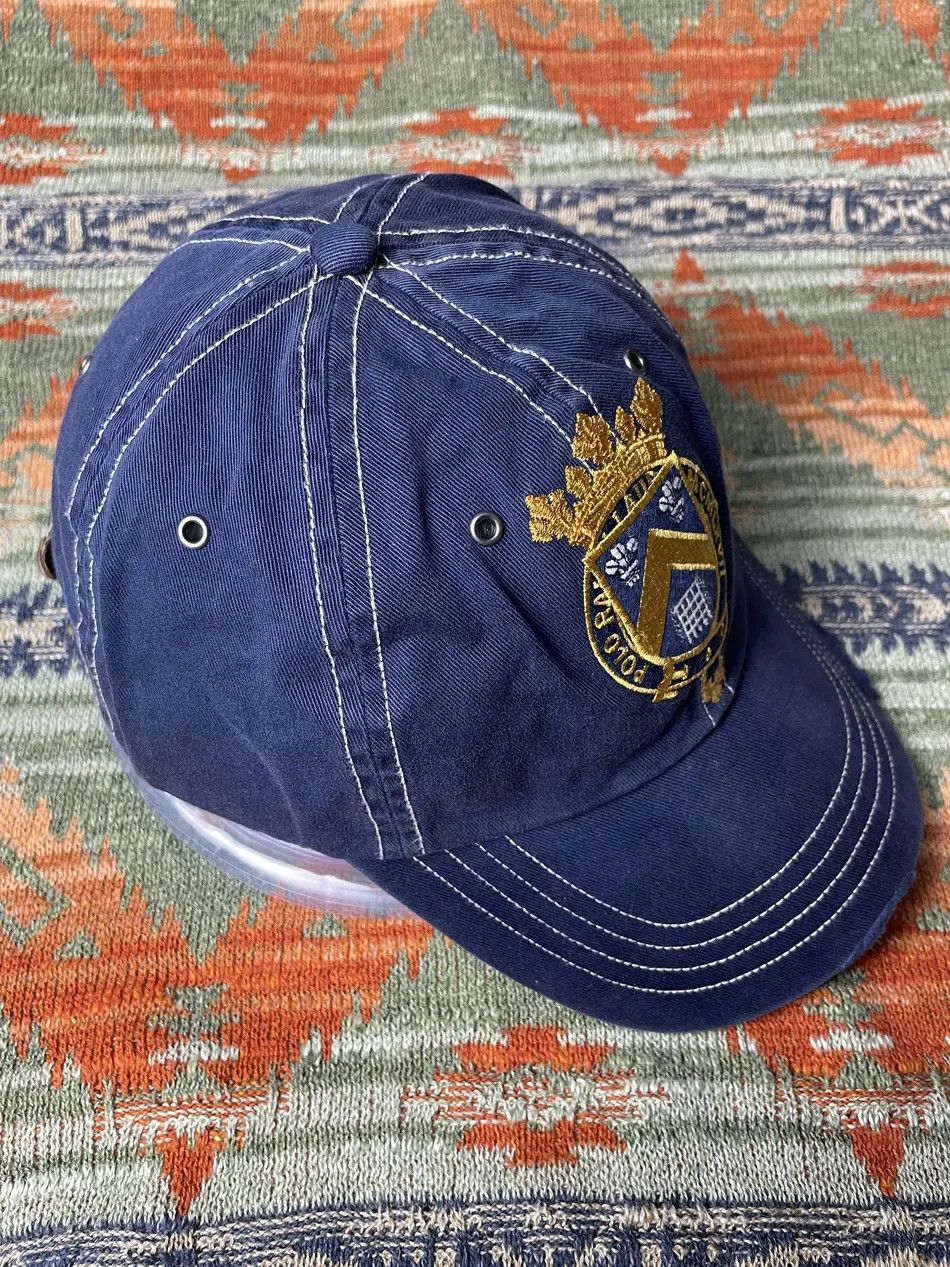 Polo Ralph Lauren Polo Ralph Lauren Rare Leather Baseball Hat cap Size ONE SIZE - 2 Thumbnail