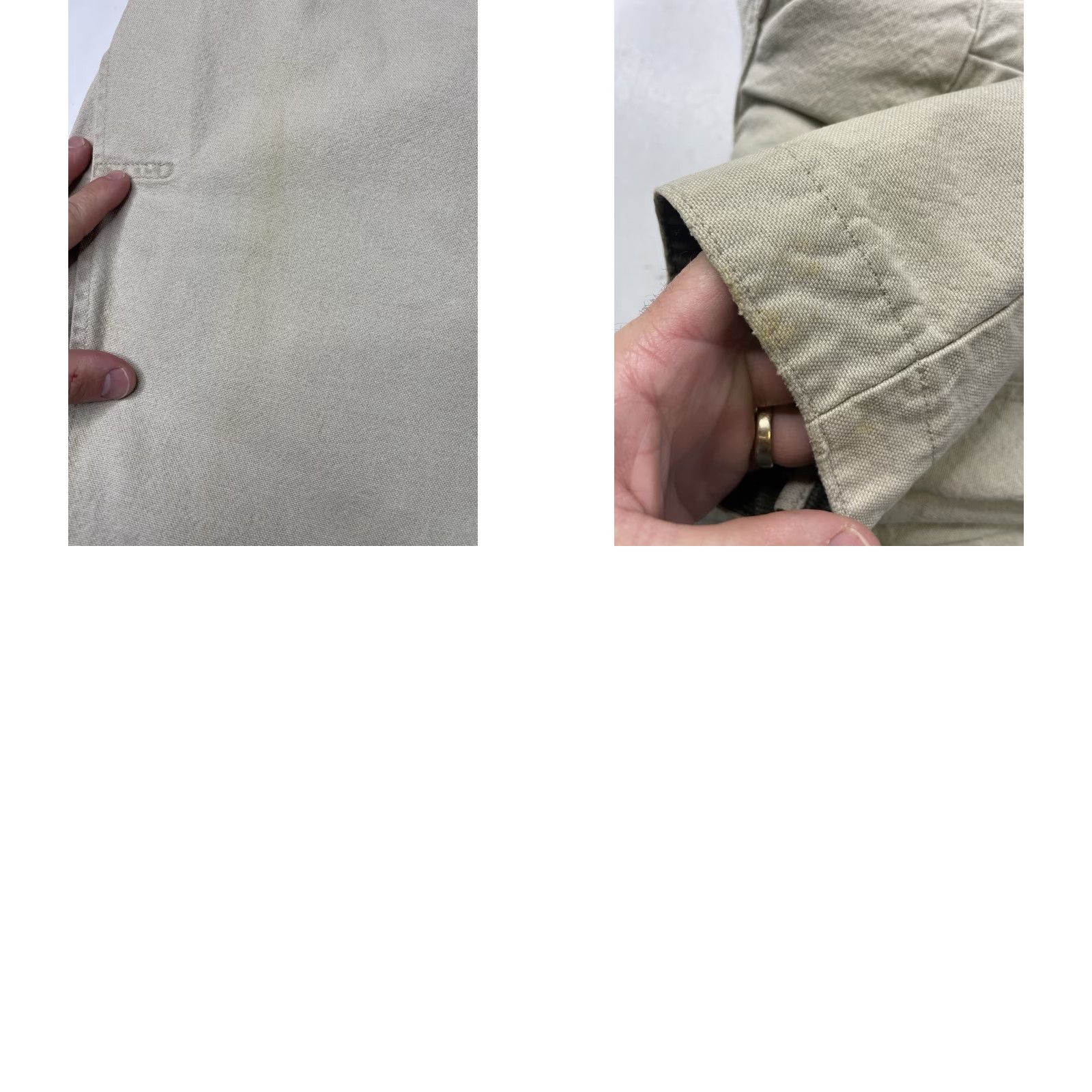Vintage VINTAGE L.L. Bean Barn Chore Hunting Field Jacket Coat Flannel Liner Size Large Men Jacket Beige 90s American Size US L / EU 52-54 / 3 - 9 Thumbnail