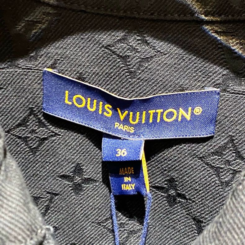 Louis Vuitton Louis Vuitton 25ss new black presbyopic full print denim j Size XS / US 0-2 / IT 36-38 - 3 Thumbnail