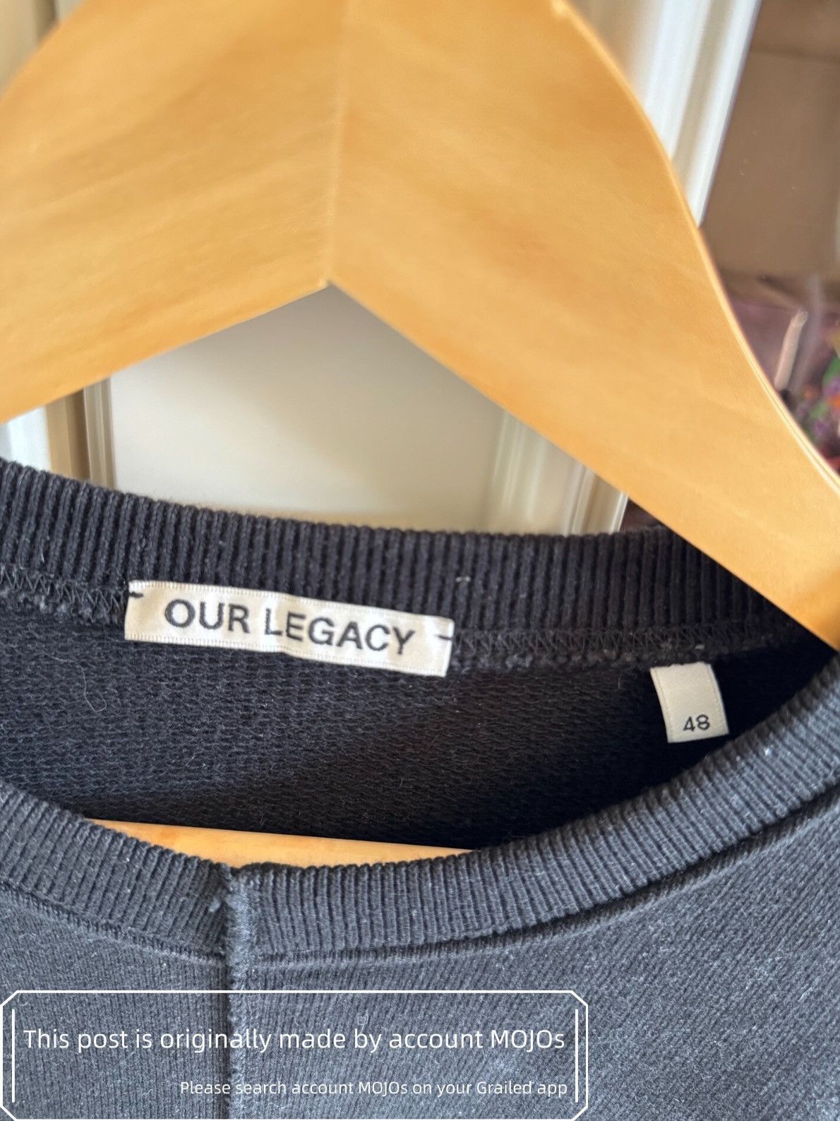 Our Legacy Sz 48 Our Legacy 21AW Slashed Base Patchwork Sweatshirt mojo Size US M / EU 48-50 / 2 - 2 Thumbnail