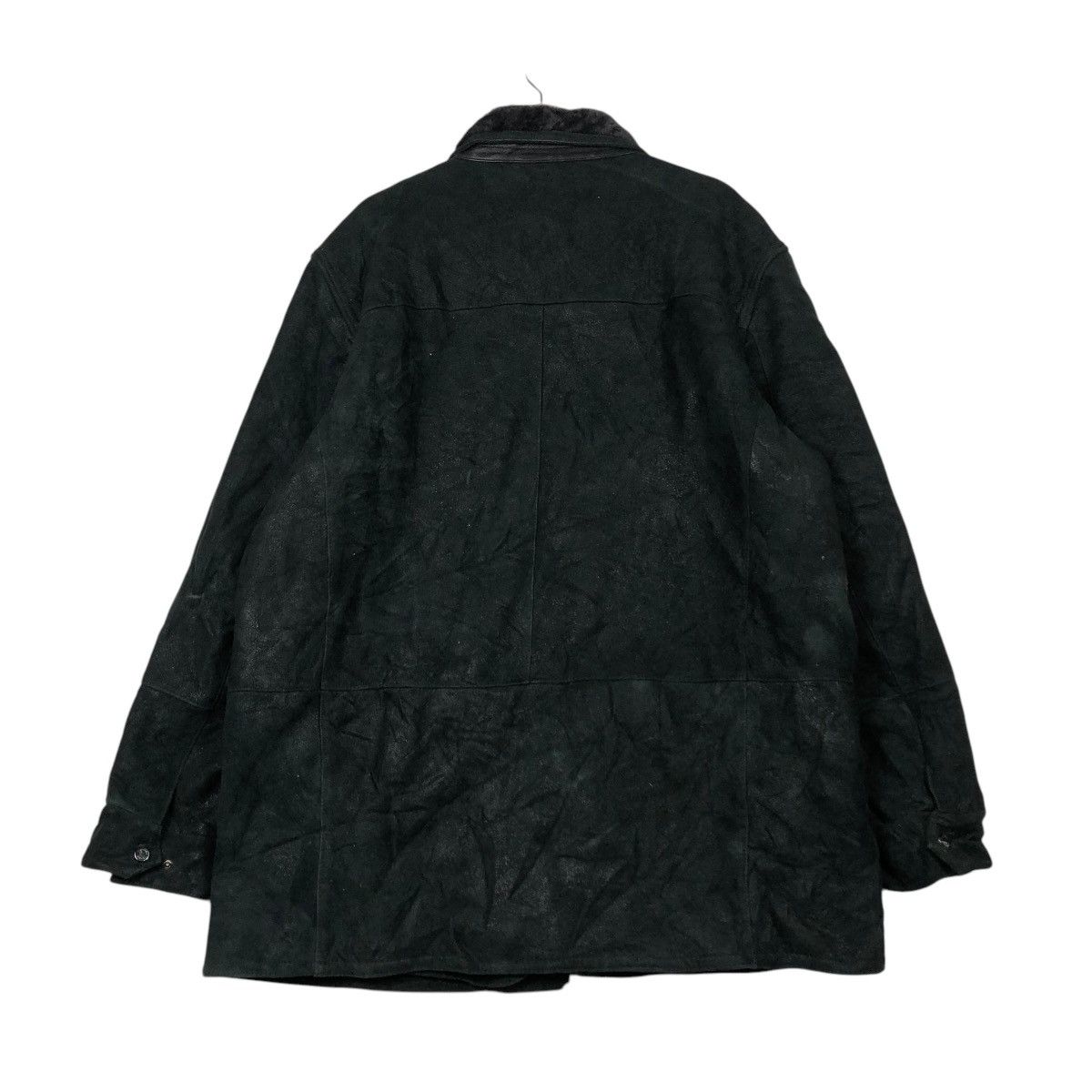 Andrew Marc 🔥VINTAGE LEATHER JACKET ANDREW MARC LAMB FUR BLANKET Size US XXL / EU 58 / 5 - 8 Thumbnail