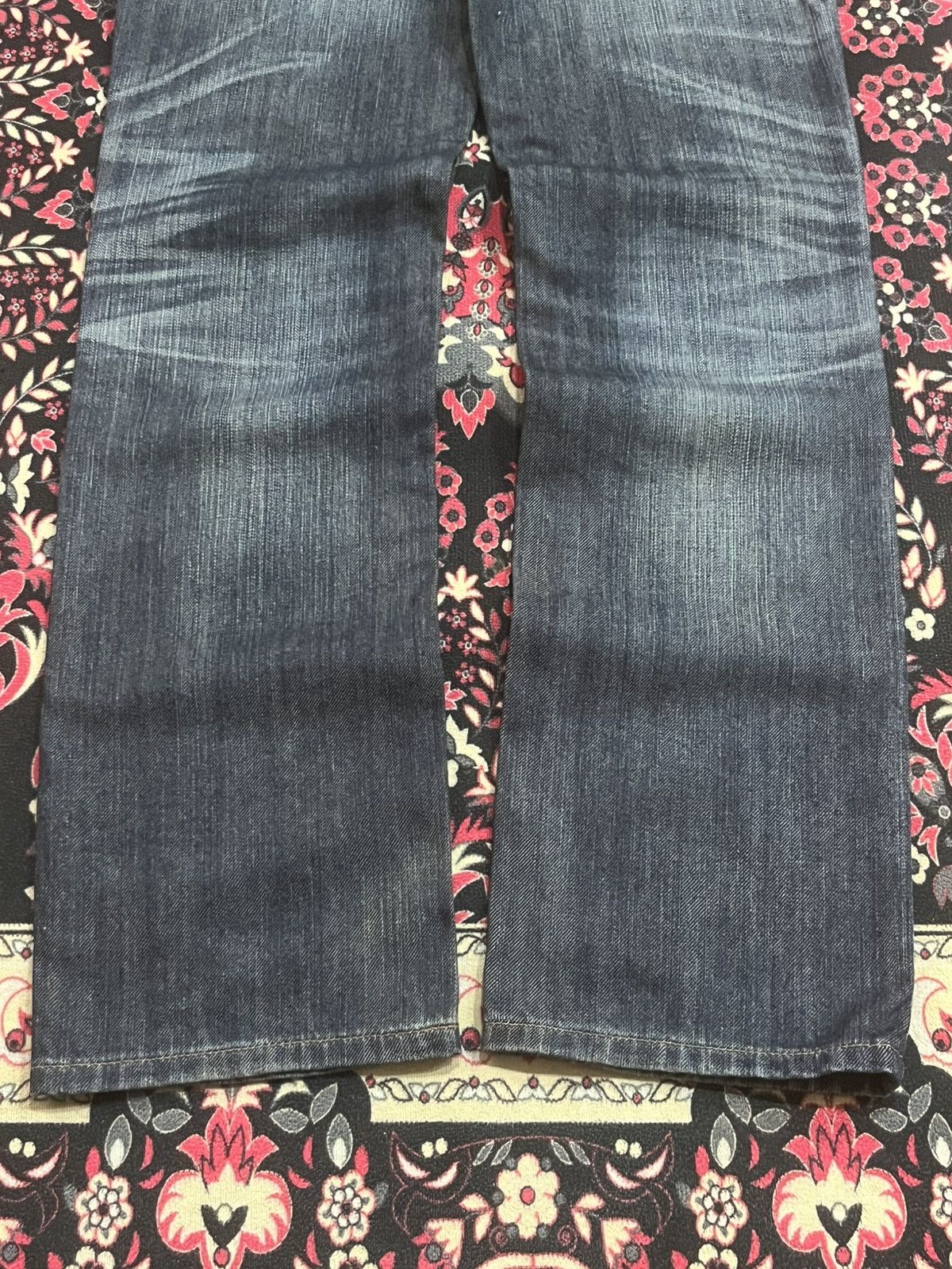 Levi's Vintage Levi’s 511 Slim Fit Blue Whisker Washed Rip Jeans Size US 31 - 11 Thumbnail