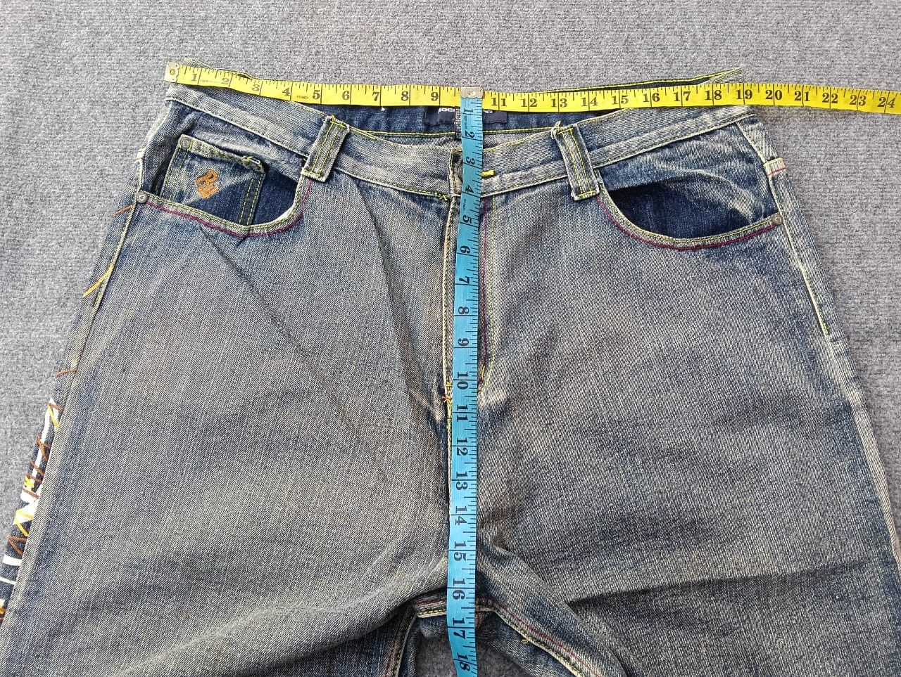 Rocawear Vintage Rocawear Baggy Embroidered Graphic Jeans Y2K. Size US 38 / EU 54 - 6 Thumbnail