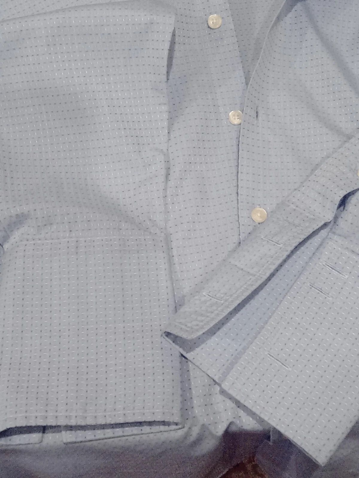 Richard James Richard James Mayfair Light Blue French Cuff Cotton Shirt L Size US L / EU 52-54 / 3 - 6 Thumbnail