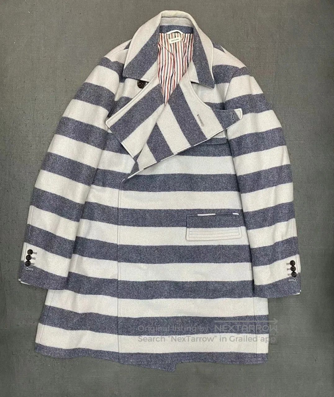 Thom Browne Thom Browne Striped TB Coat. Size US M / EU 48-50 / 2 - 1 Thumbnail