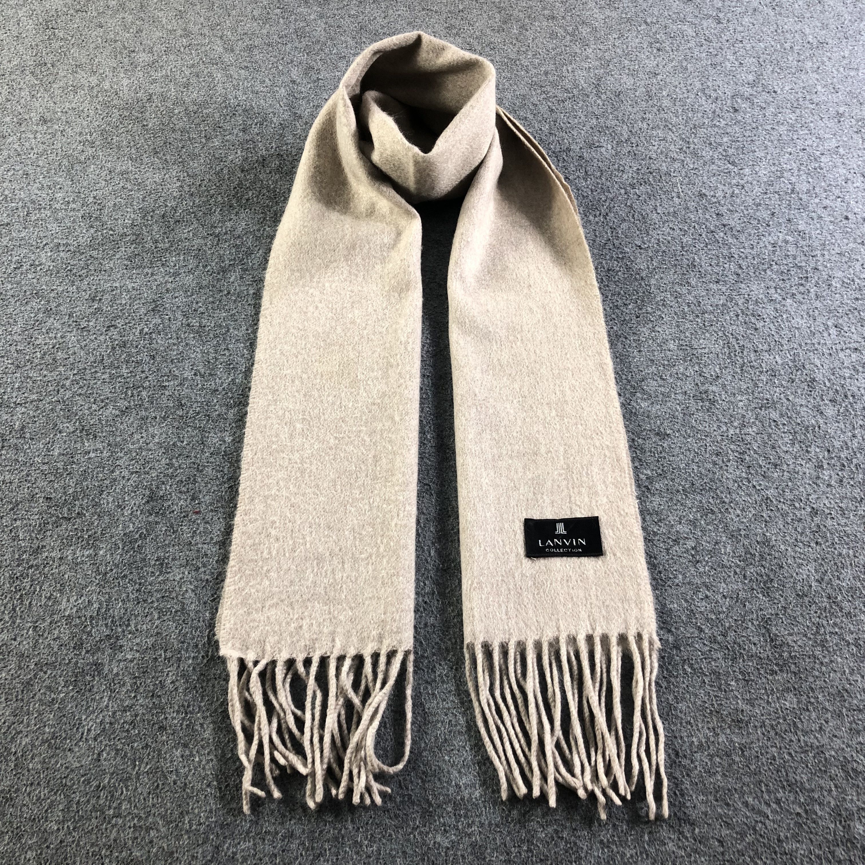 Lanvin Cashmere Scarf Muffler V1877