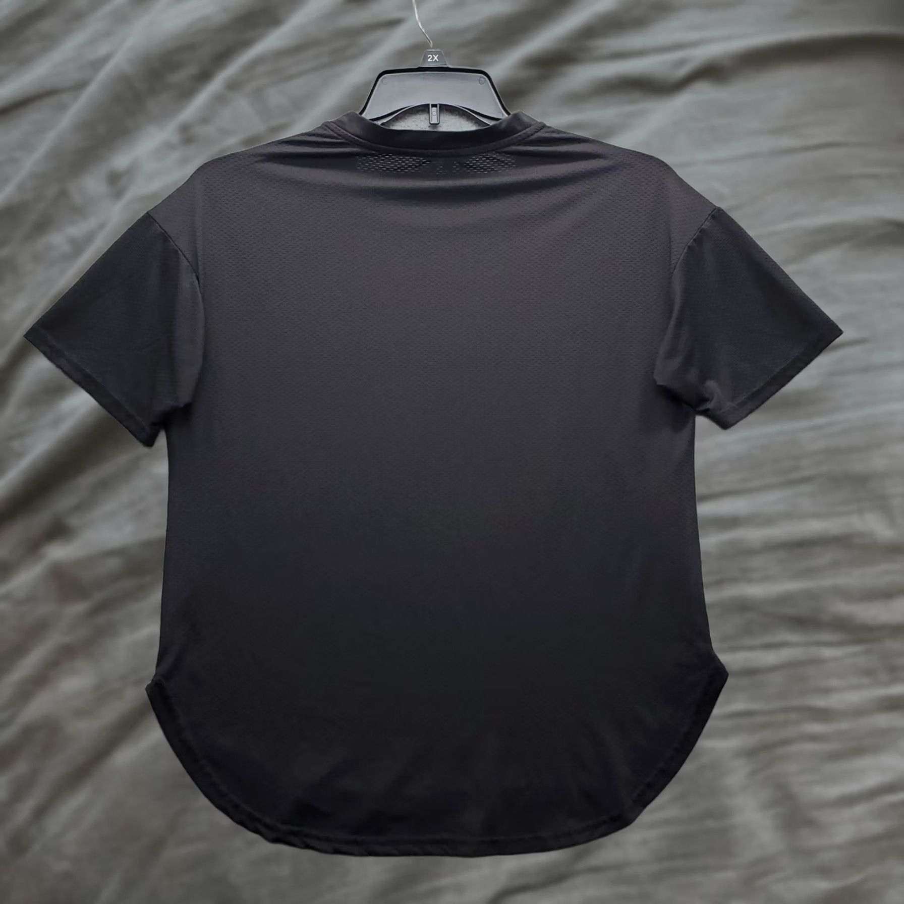 Bebe Nike Bebe Sport Shirt Womens S Black Round Hem Pullover Logo Interlocking Stretch Shirt Woman S Size S / US 4 / IT 40 - 1 Thumbnail