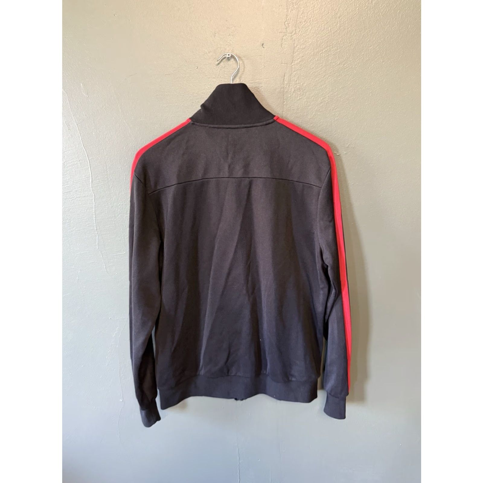 Vintage Maison Artticle Mens Black Full Zip Mock Neck Sweatshirt Size Large Size US L / EU 52-54 / 3 - 2 Thumbnail